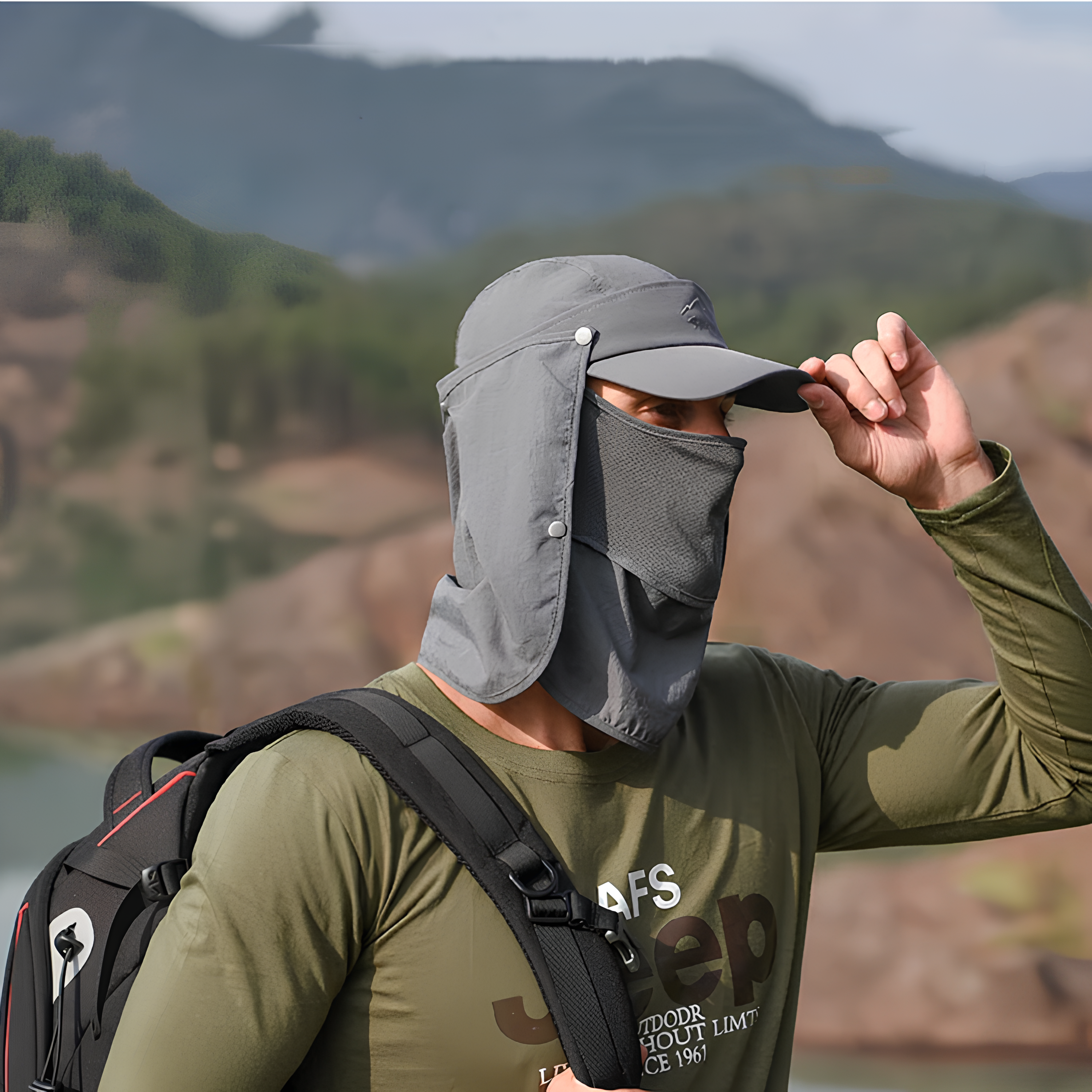 Forest II Outdoor Sun Hat - Stylish, Functional & Side Protection