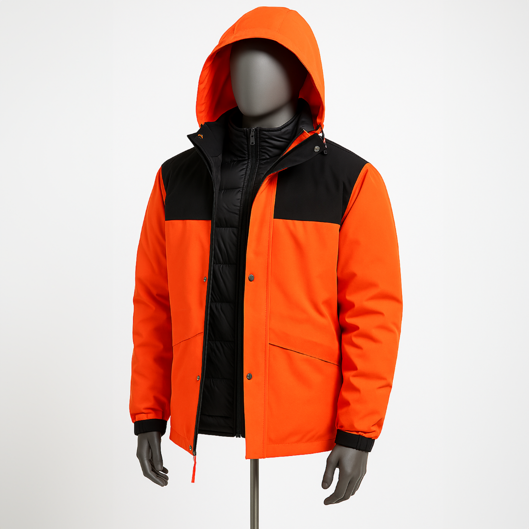 Men's Glacier 3-in-1 Puffer Jacket - Waterproof, Windproof & Removable Inner Puffer