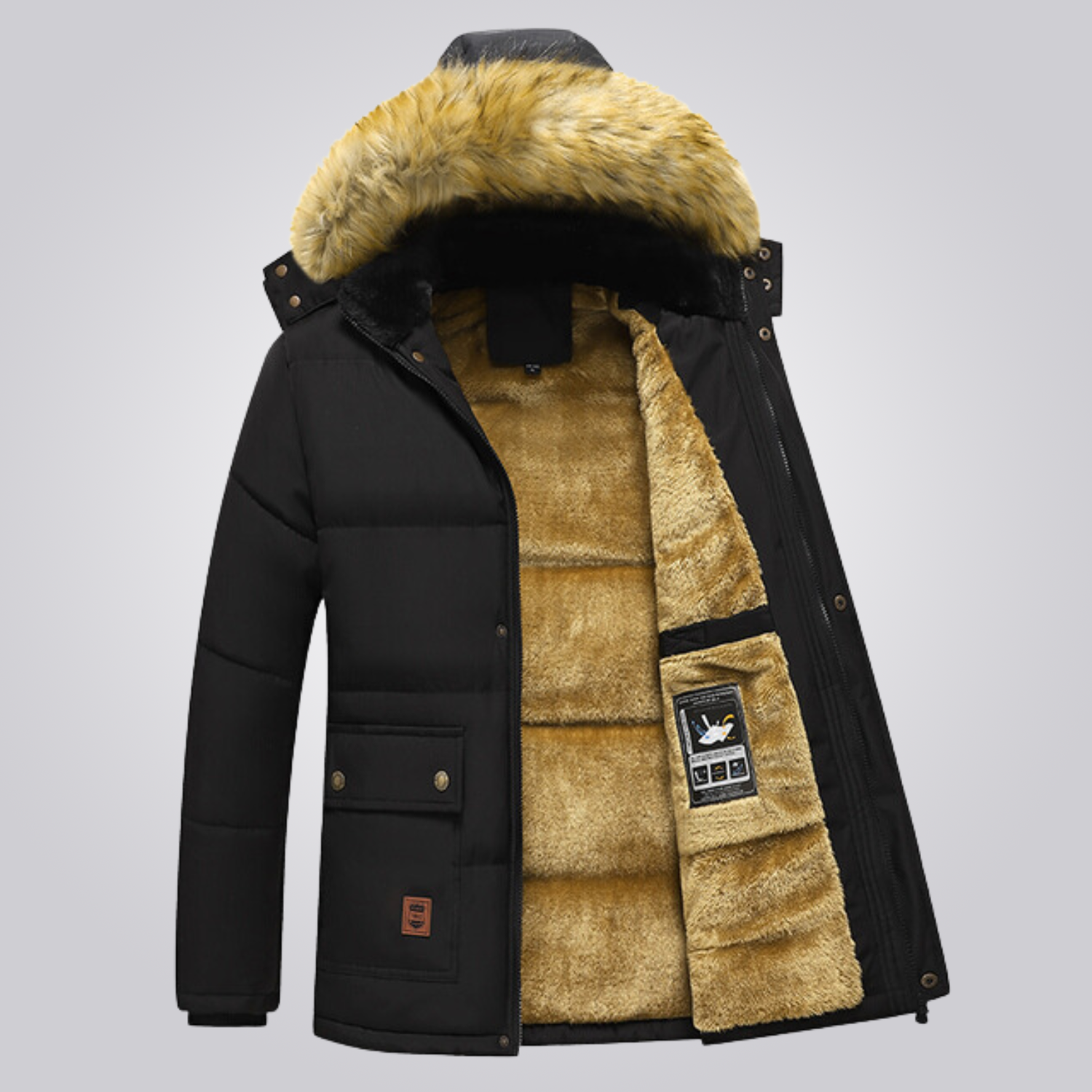 Men's Snowball Puffer Jacket - Cozy, Warm & Stylish for Cold Weather