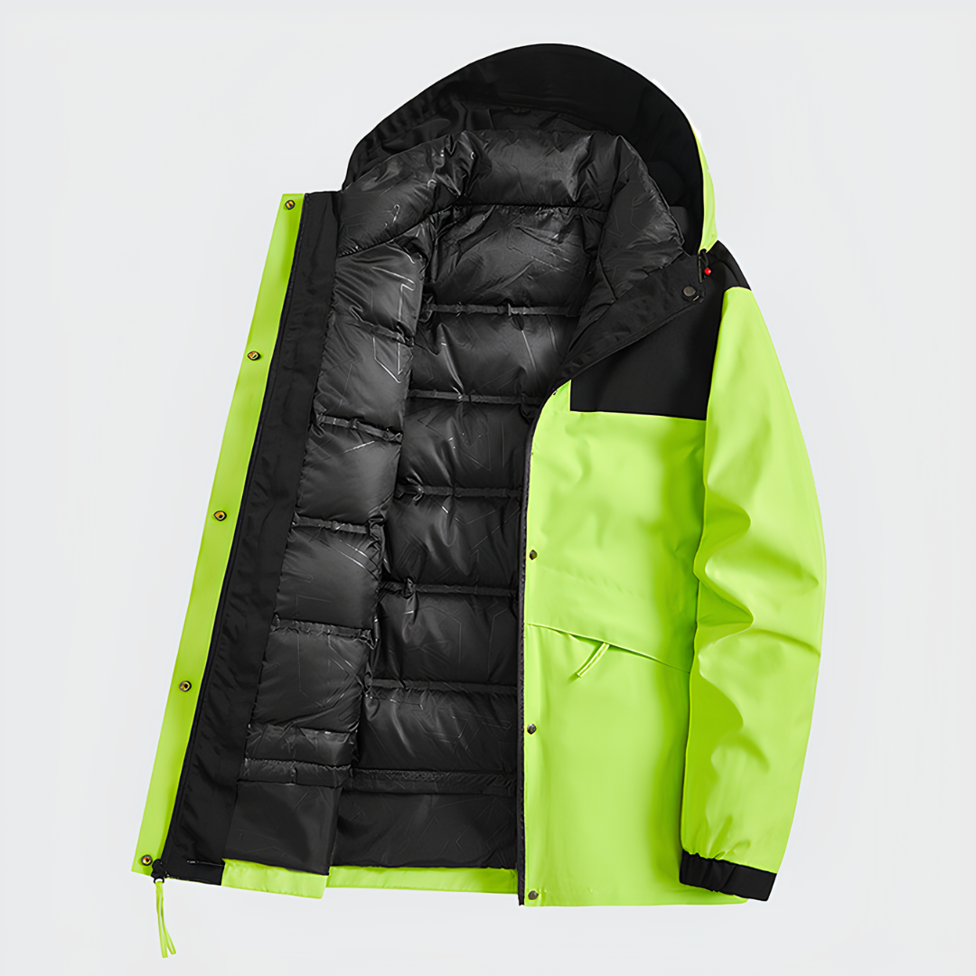 Men's Glacier 3-in-1 Puffer Jacket - Waterproof, Windproof & Removable Inner Puffer