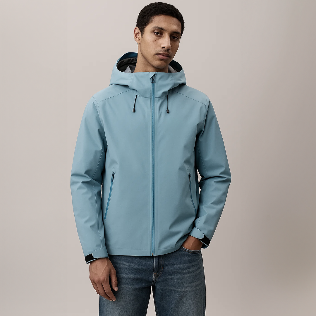 Men's Torrent Waterproof Outdoor Jacket - Adjustable Hood, Zip Pockets & All-Weather