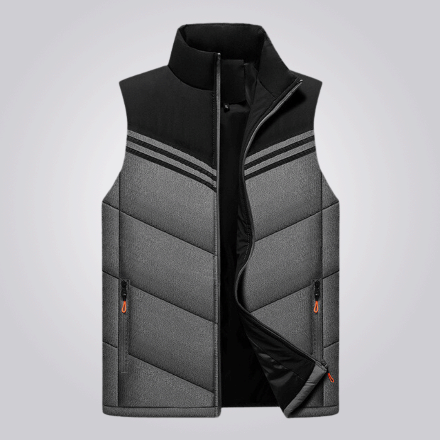 Men's Blizzard Thermal Vest - Breathable, Wind-Resistant & Zippered Pockets for Extreme Cold
