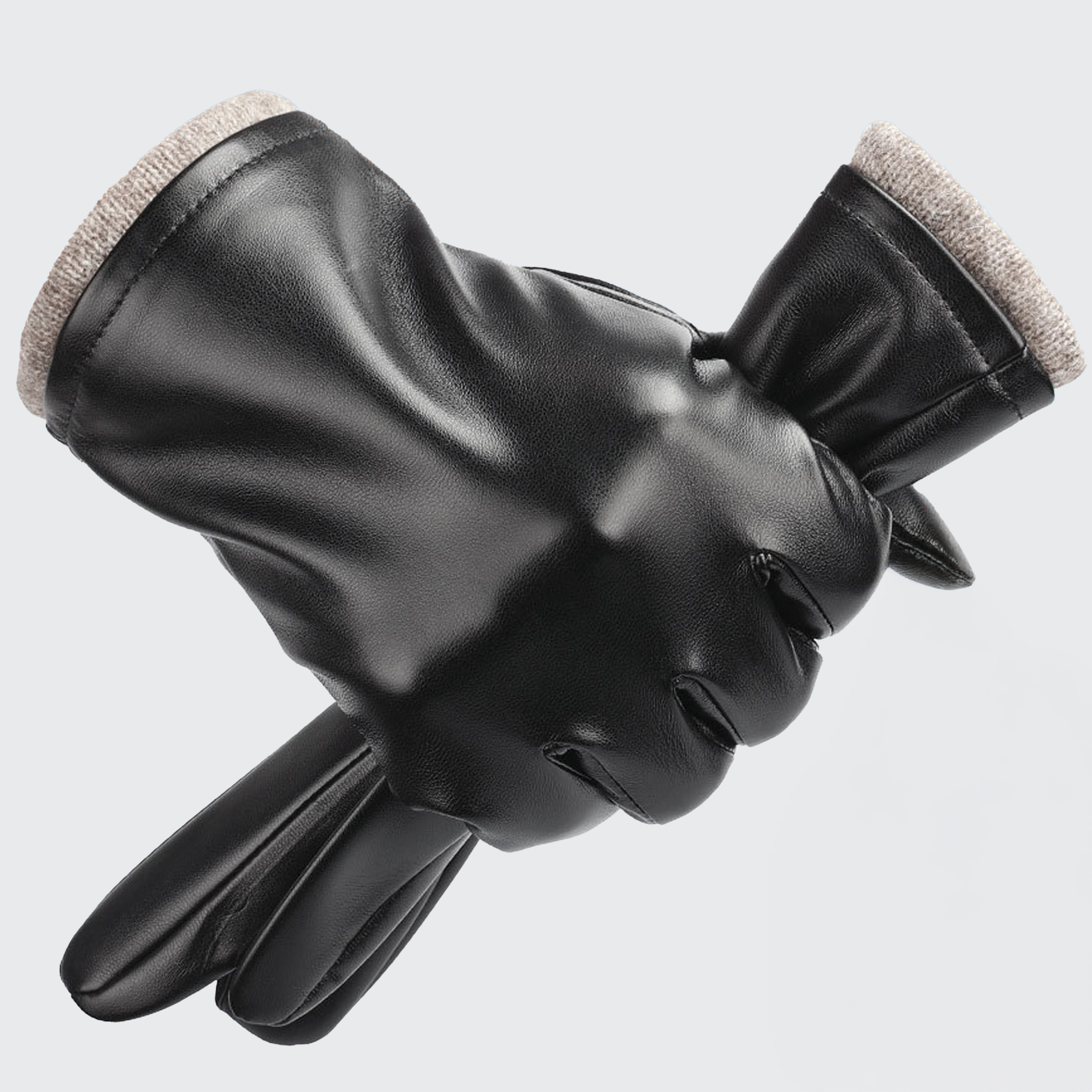 Men's Dapper Touchscreen Gloves - Thermal Lined, Water Resistant & Stylish