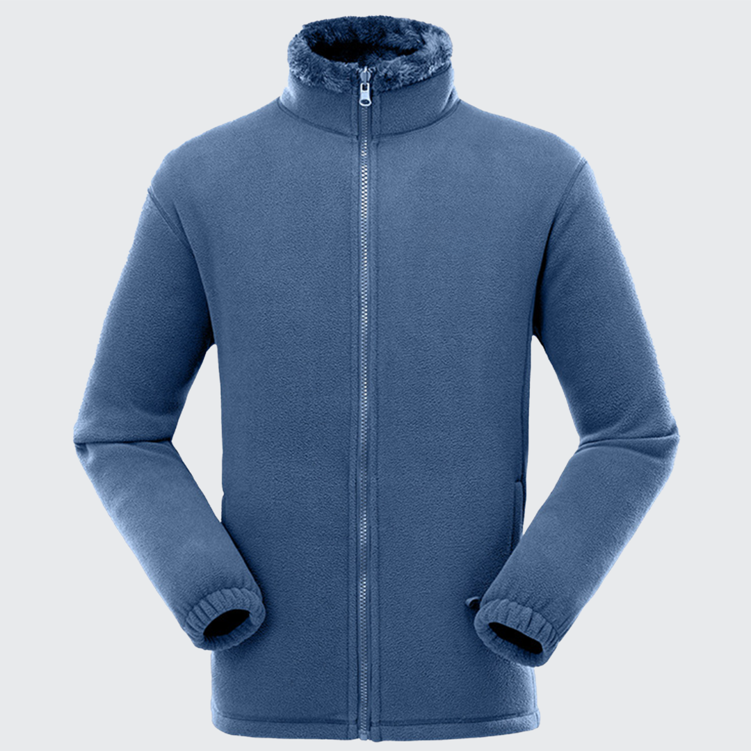 Men's Fleece Coats - Thermal, Lightweight & Soft for Cold Weather Outdoors