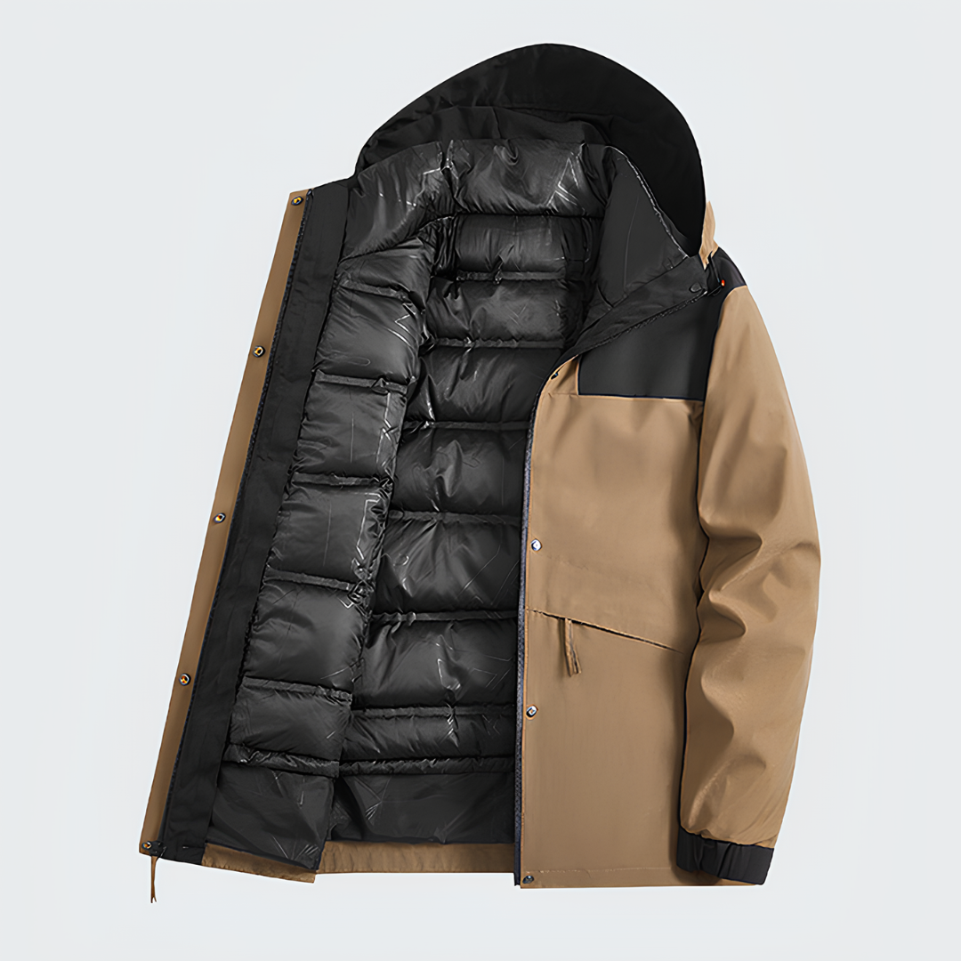 Men's Glacier 3-in-1 Puffer Jacket - Waterproof, Windproof & Removable Inner Puffer