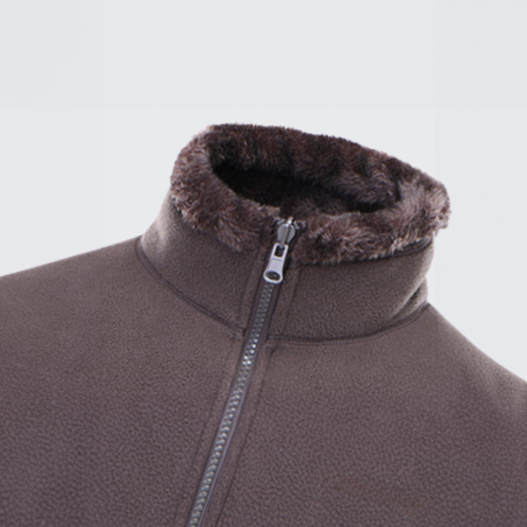 Men's Fleece Coats - Thermal, Lightweight & Soft for Cold Weather Outdoors