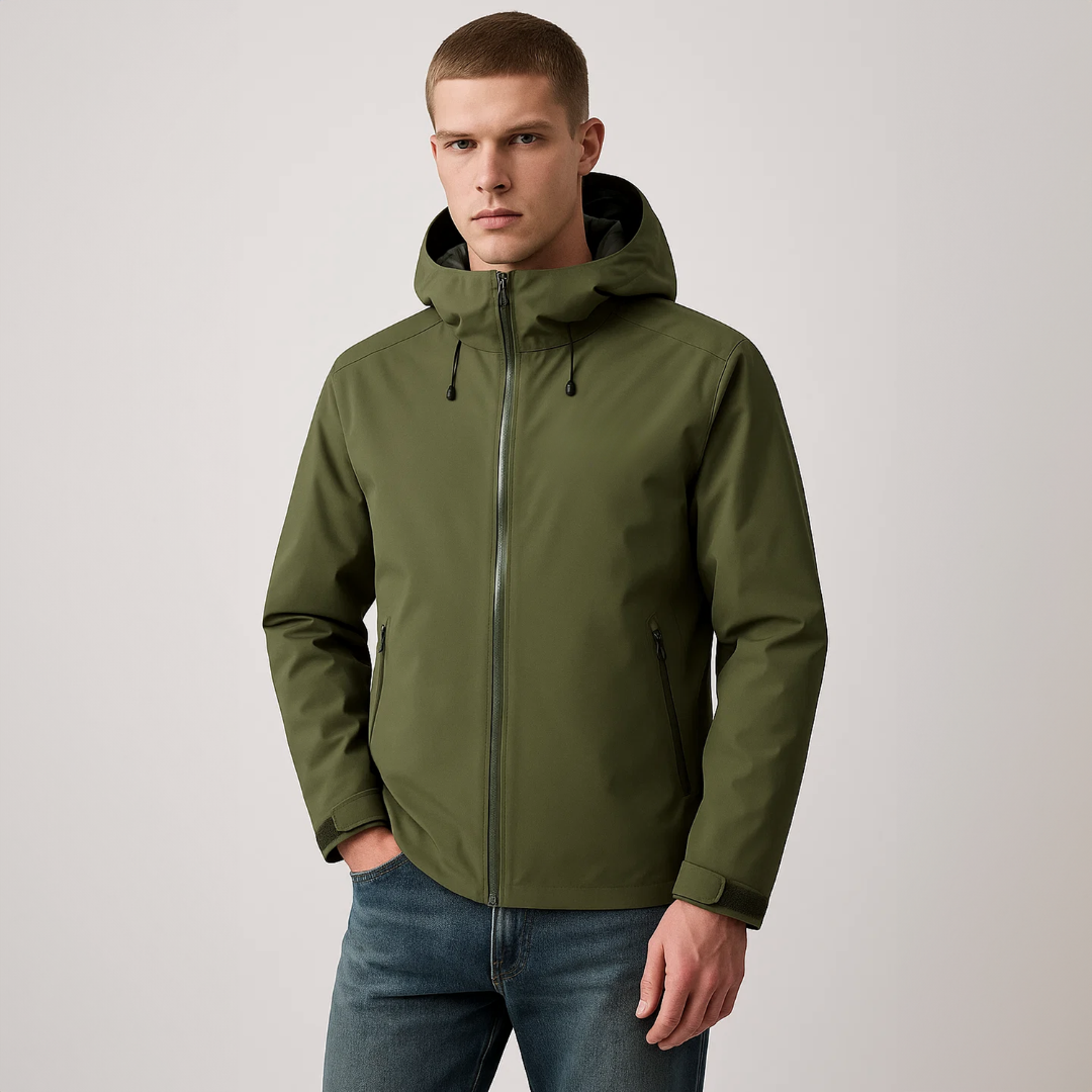 Men's Torrent Waterproof Outdoor Jacket - Adjustable Hood, Zip Pockets & All-Weather