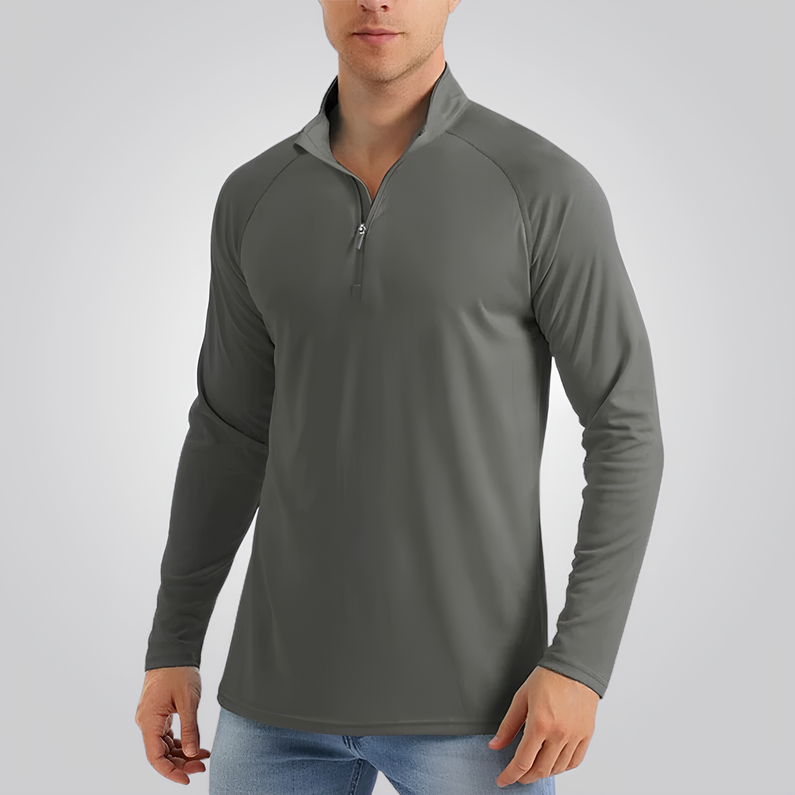 Men's UV Protect Long Sleeve Shirt - Sun Protection & Comfort for Outdoor Sports