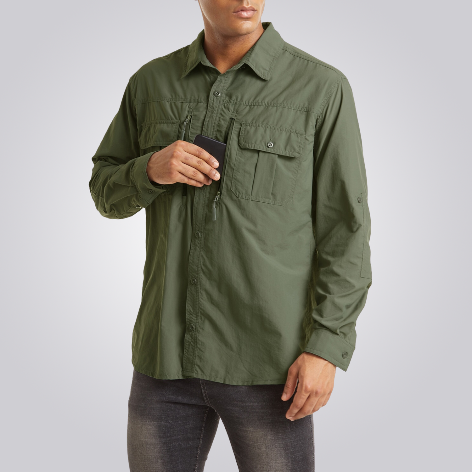 Men's Long Sleeve T-Shirt - Lightweight, Breathable & Quick-Dry for All Occasions