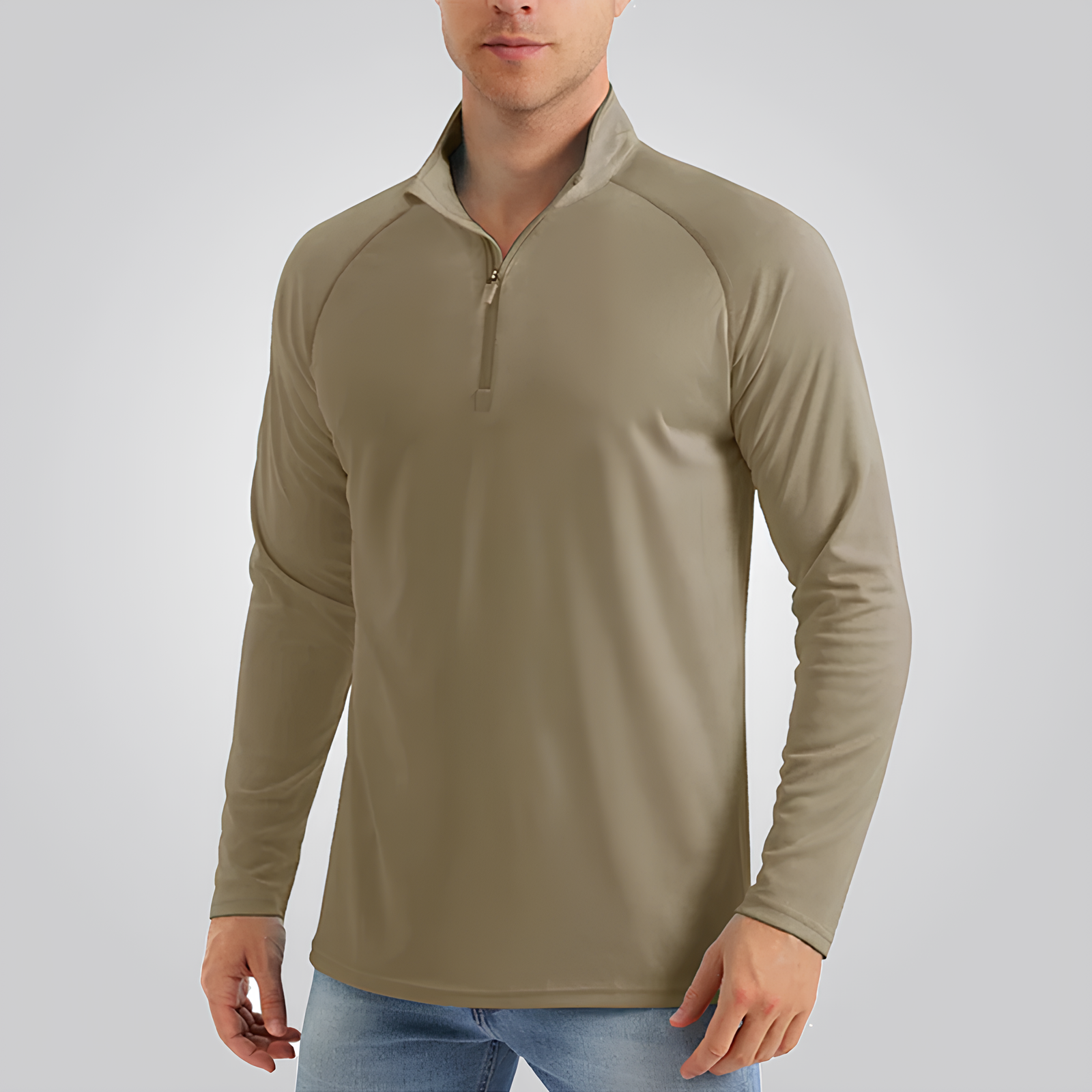 Men's UV Protect Long Sleeve Shirt - Sun Protection & Comfort for Outdoor Sports