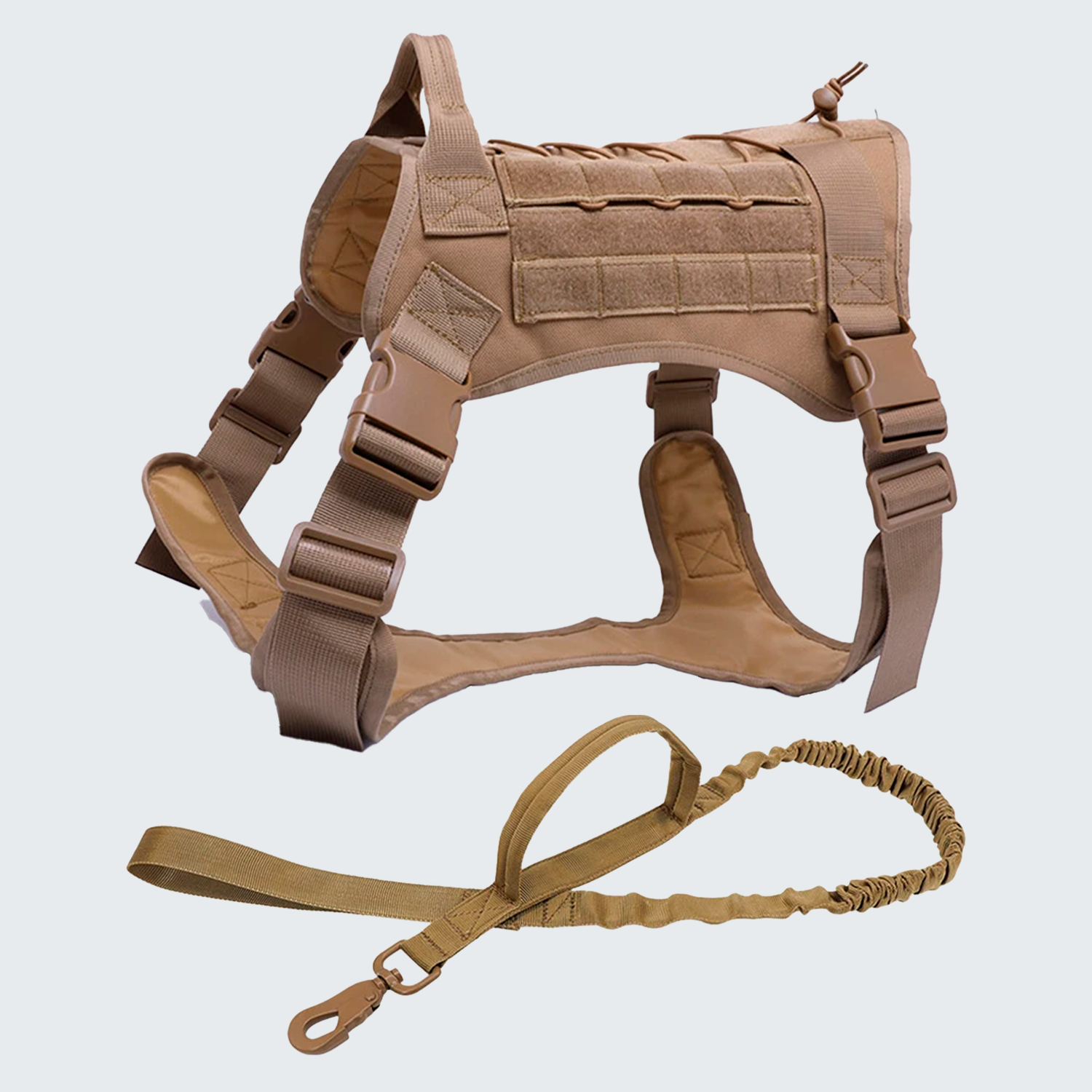 Robust K9 Dog Harness Vest with Leash - Padded, Durable & Medium/Large Breeds