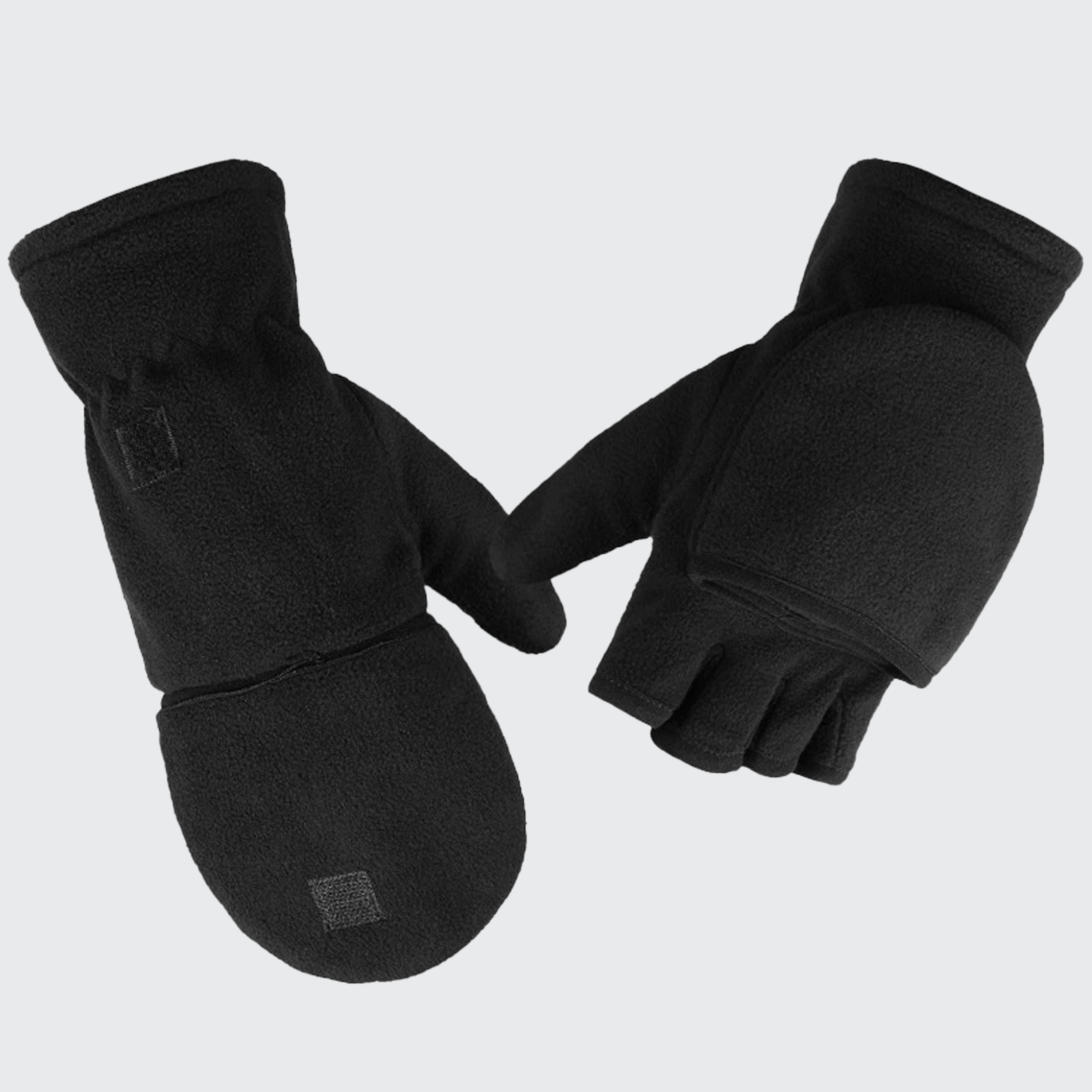 Aurora 2-in-1 Fleece Gloves - Convertible, Touchscreen & Thermal for Cold Weather