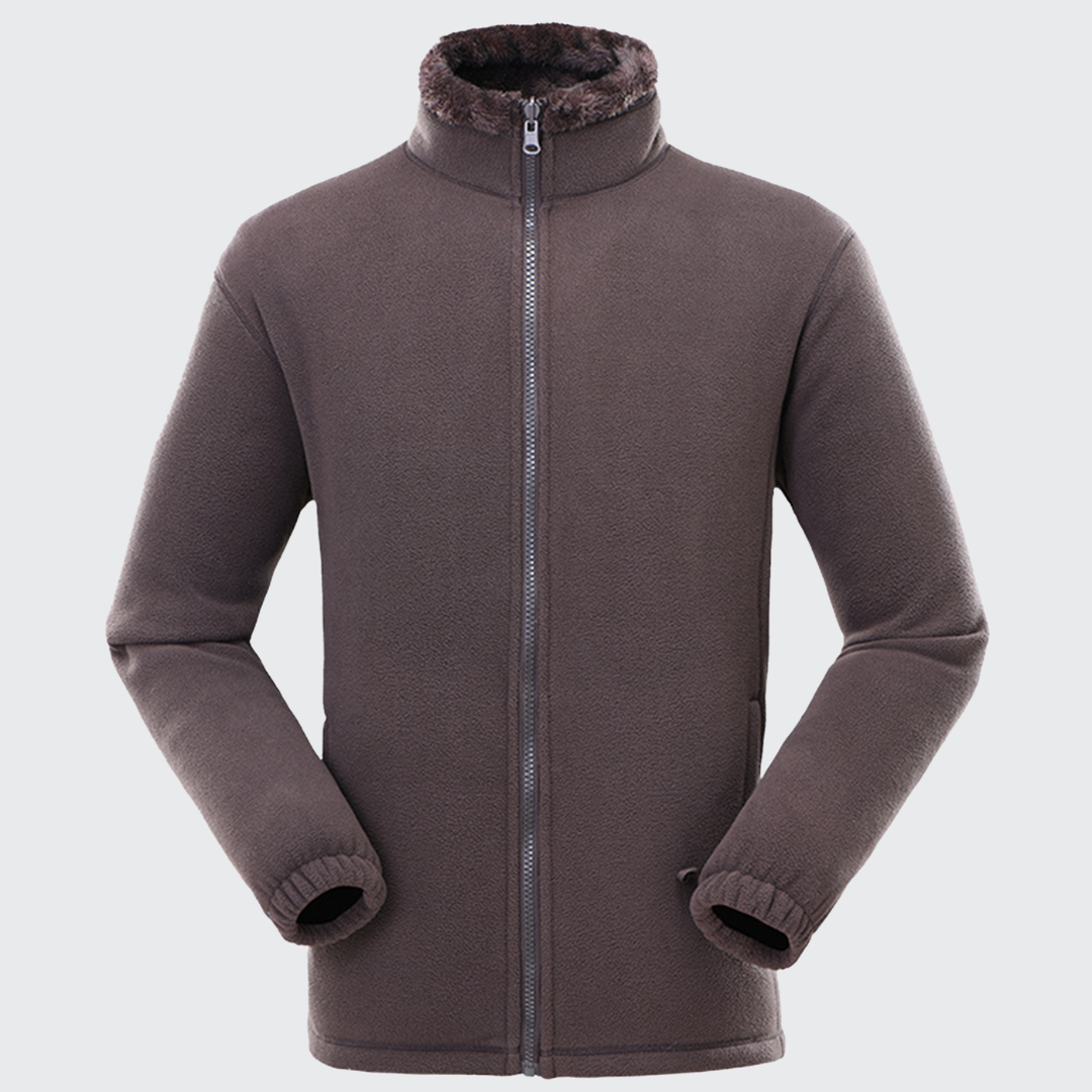 Men's Fleece Coats - Thermal, Lightweight & Soft for Cold Weather Outdoors
