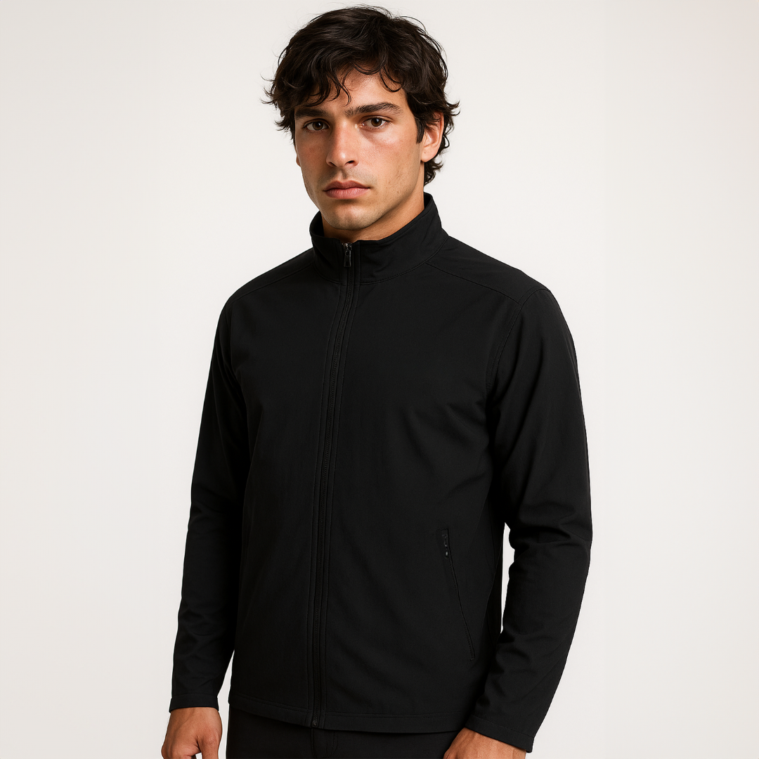 Men's Streamline Sports Jacket - Stretch Fabric, Breathable & Zip Pockets