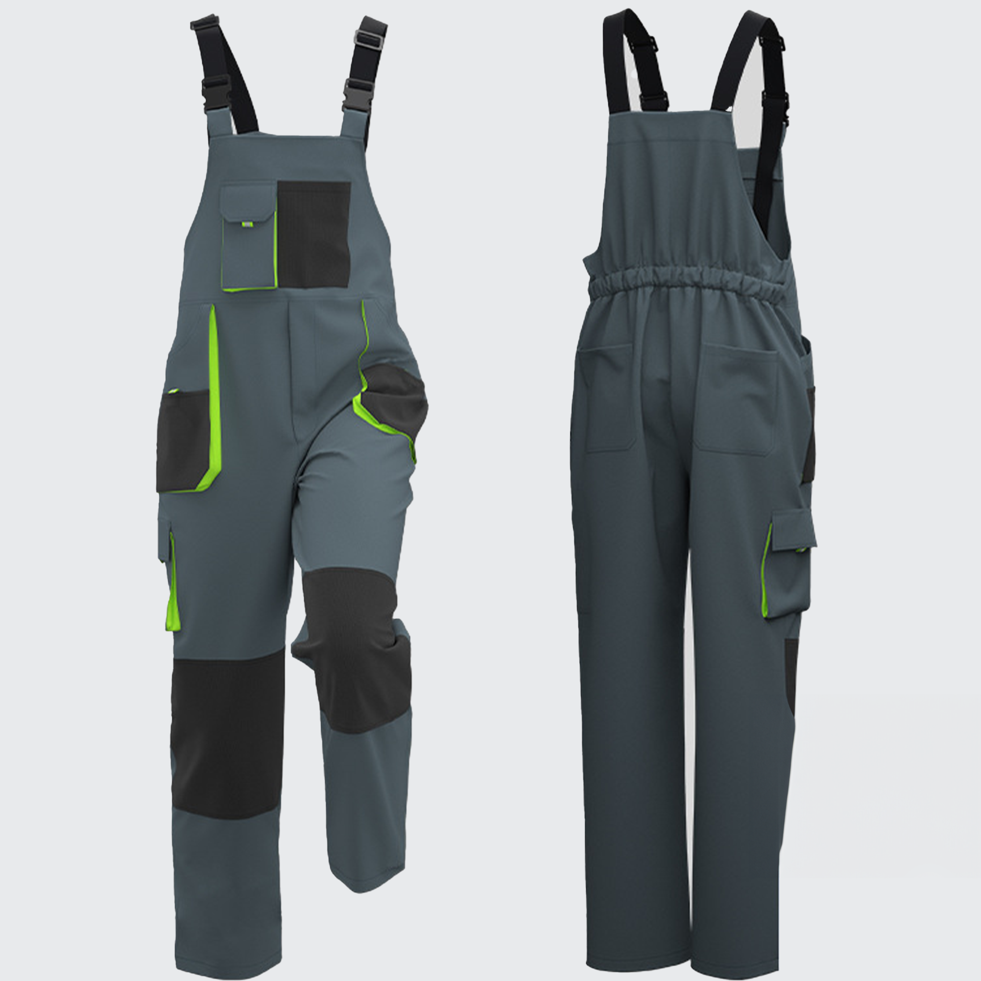 Men's ProGear Outdoor Jumpsuit - Breathable, Durable & 8 Multi-Pockets for Adventure
