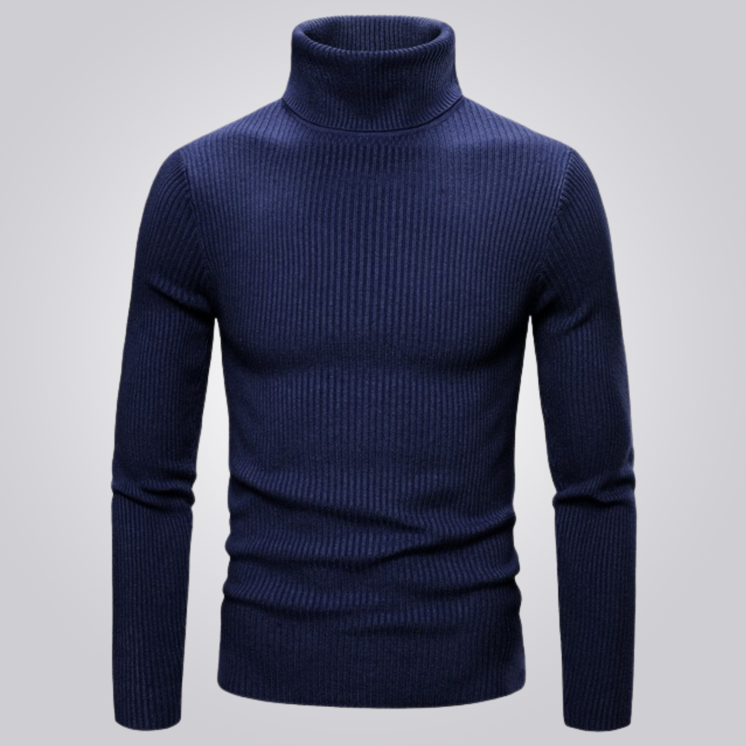 Men's High Collar T-Shirt - Versatile, Stylish & Thermal Cotton