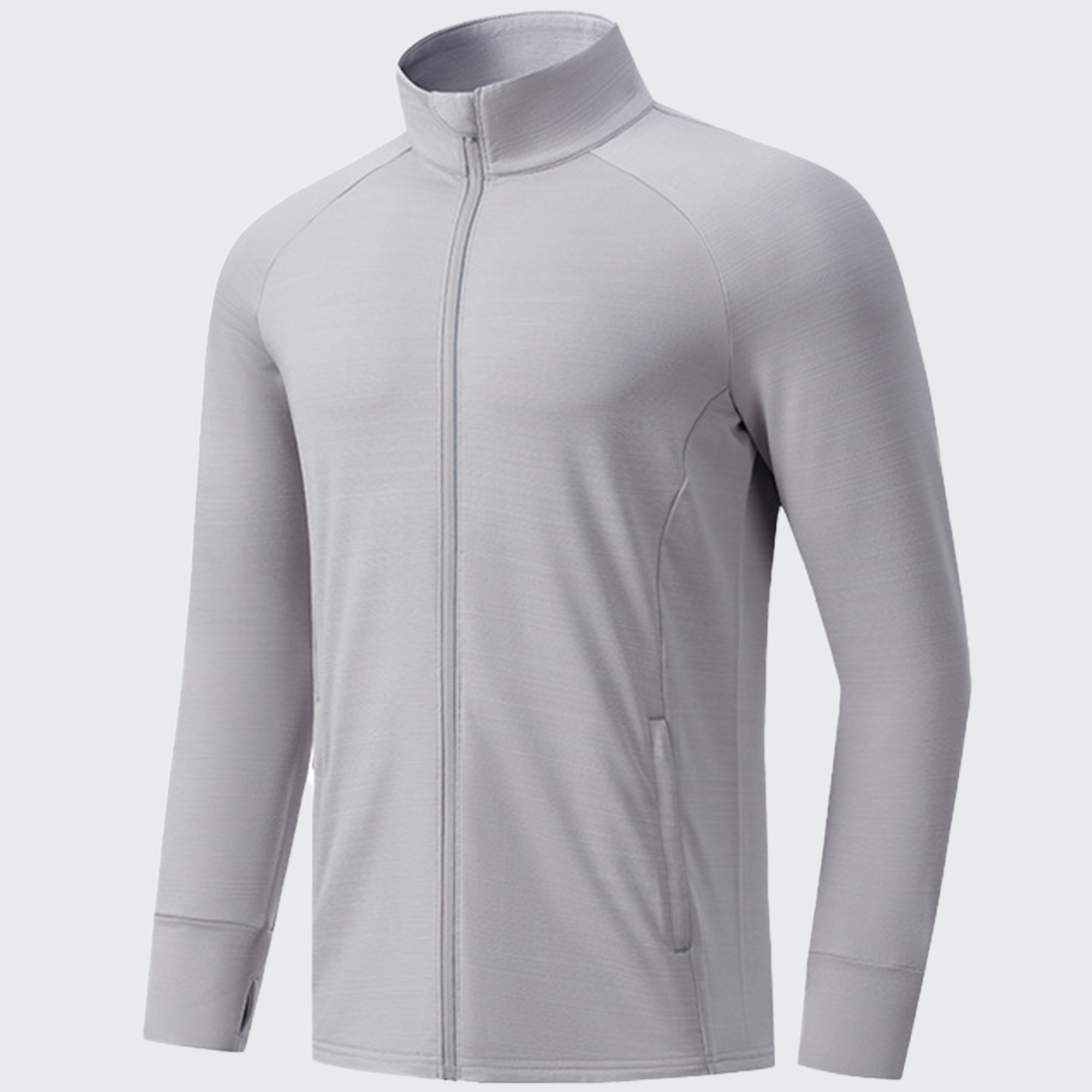 Men's Quickstep Base Layer - High Collar, UV Protect, Thumbholes & Smartwatch Ready