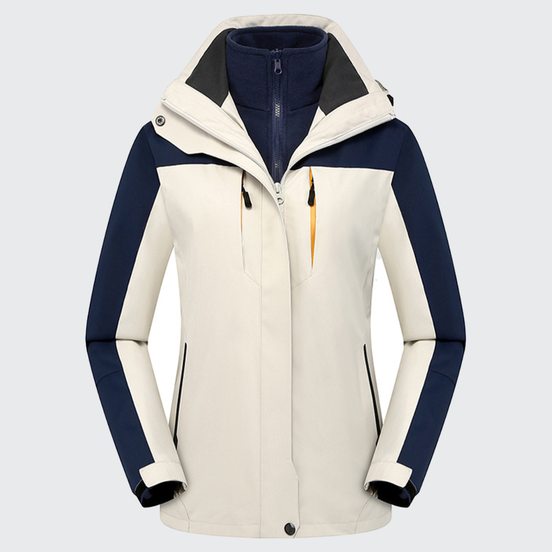 Women's Thermal Shield 3-in-1 Jacket - Waterproof, Fleece Liner & Removable Hood