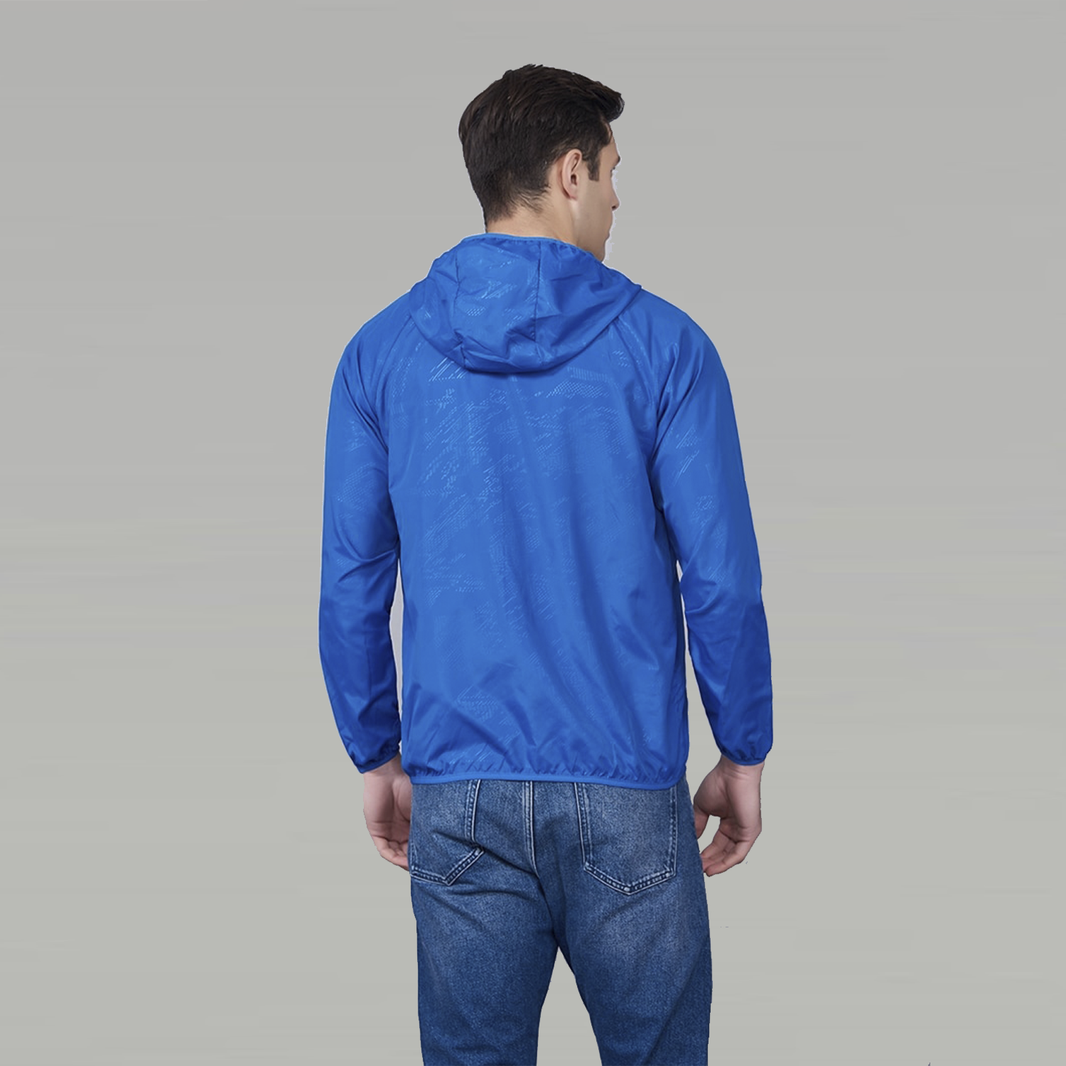 Men's Waterproof Windbreaker - UV Protection, Breathable & Adjustable Hood