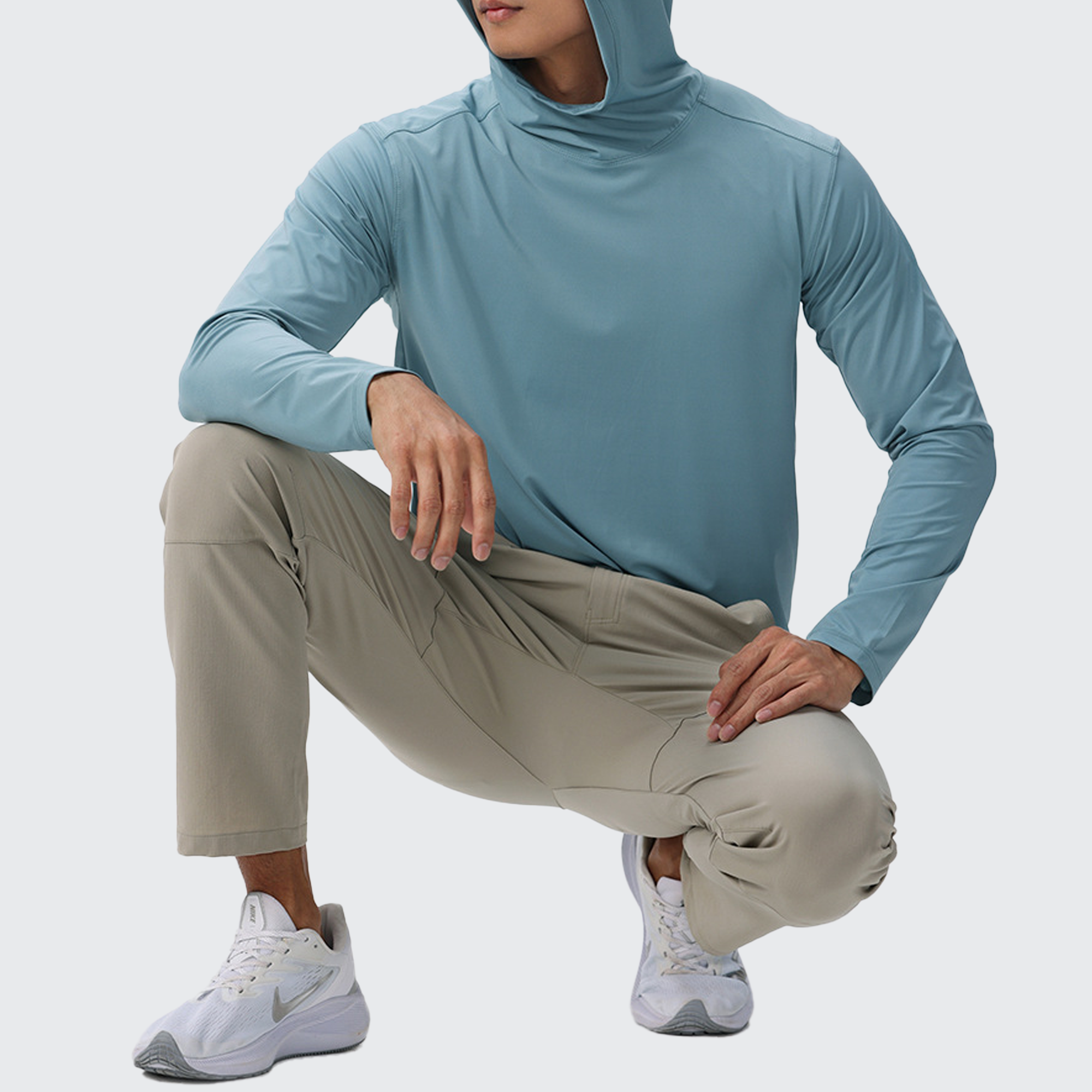 Men's Alpha Performance T-Shirt - Anti-Sweat, Breathable & Includes Balaclava