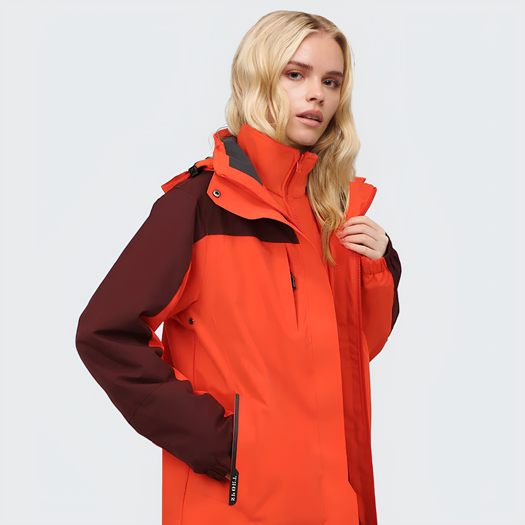 Women's Thermal Shield 3-in-1 Jacket - Waterproof, Fleece Liner & Removable Hood