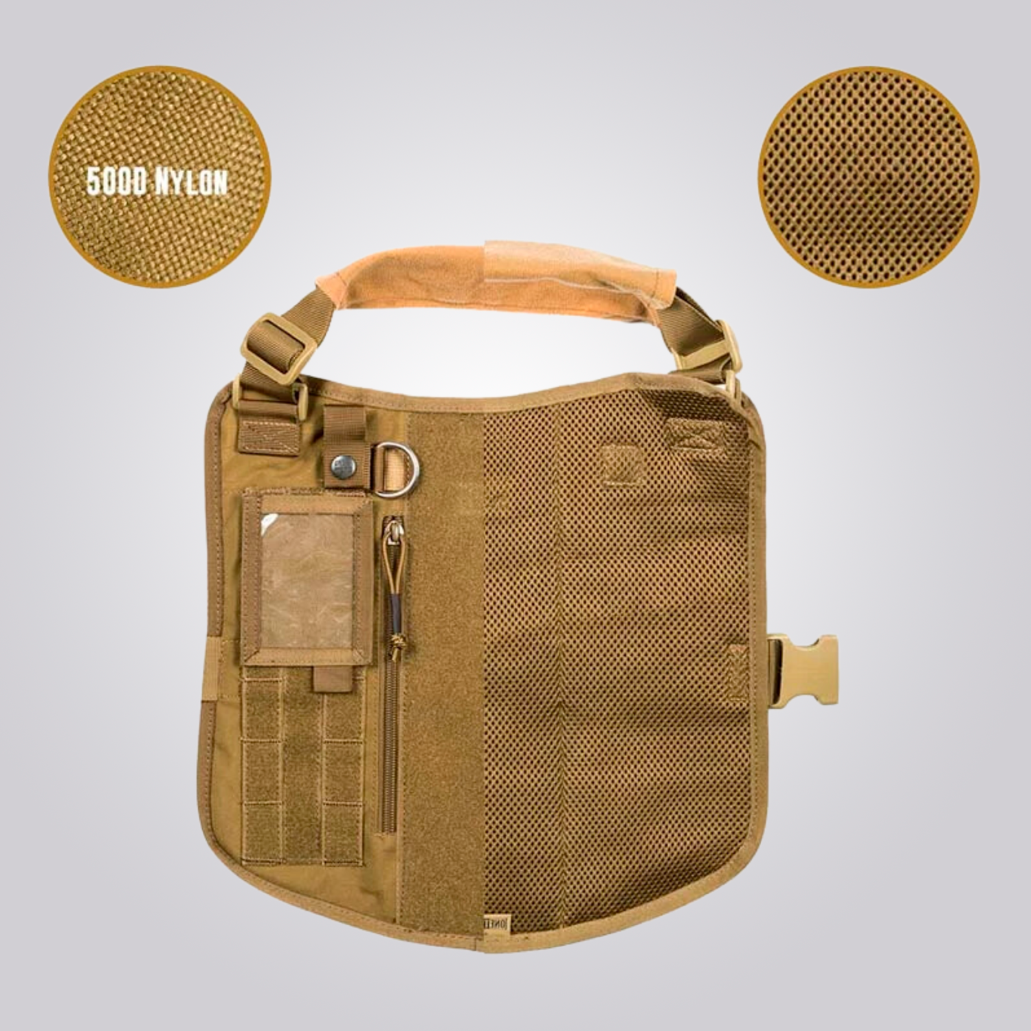 Reinforced K9 Dog Harness Vest - Adjustable, Waterproof & Outdoor Ready