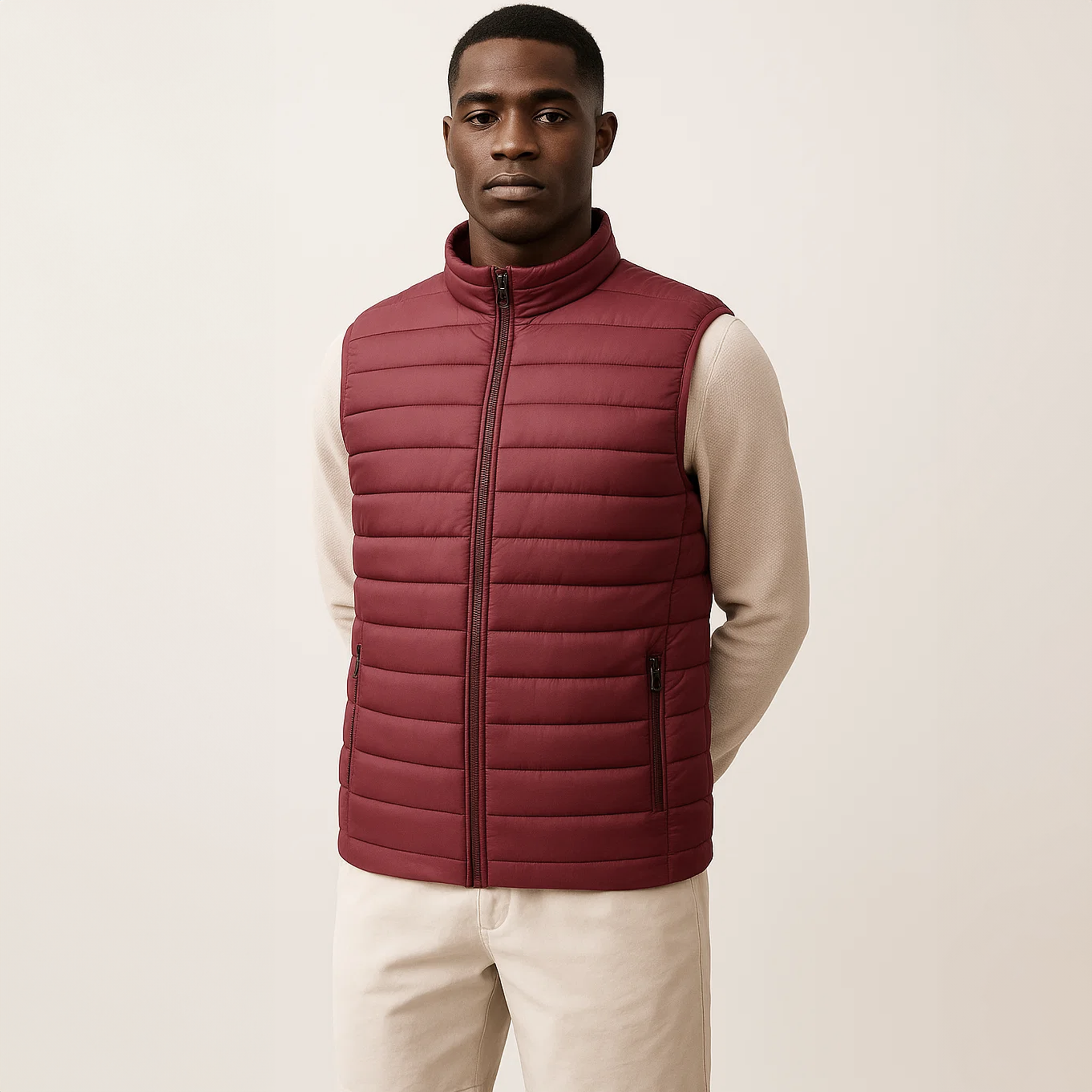 Men's Puffer Vest - Waterproof, Breathable & Thermal for Outdoor Comfort