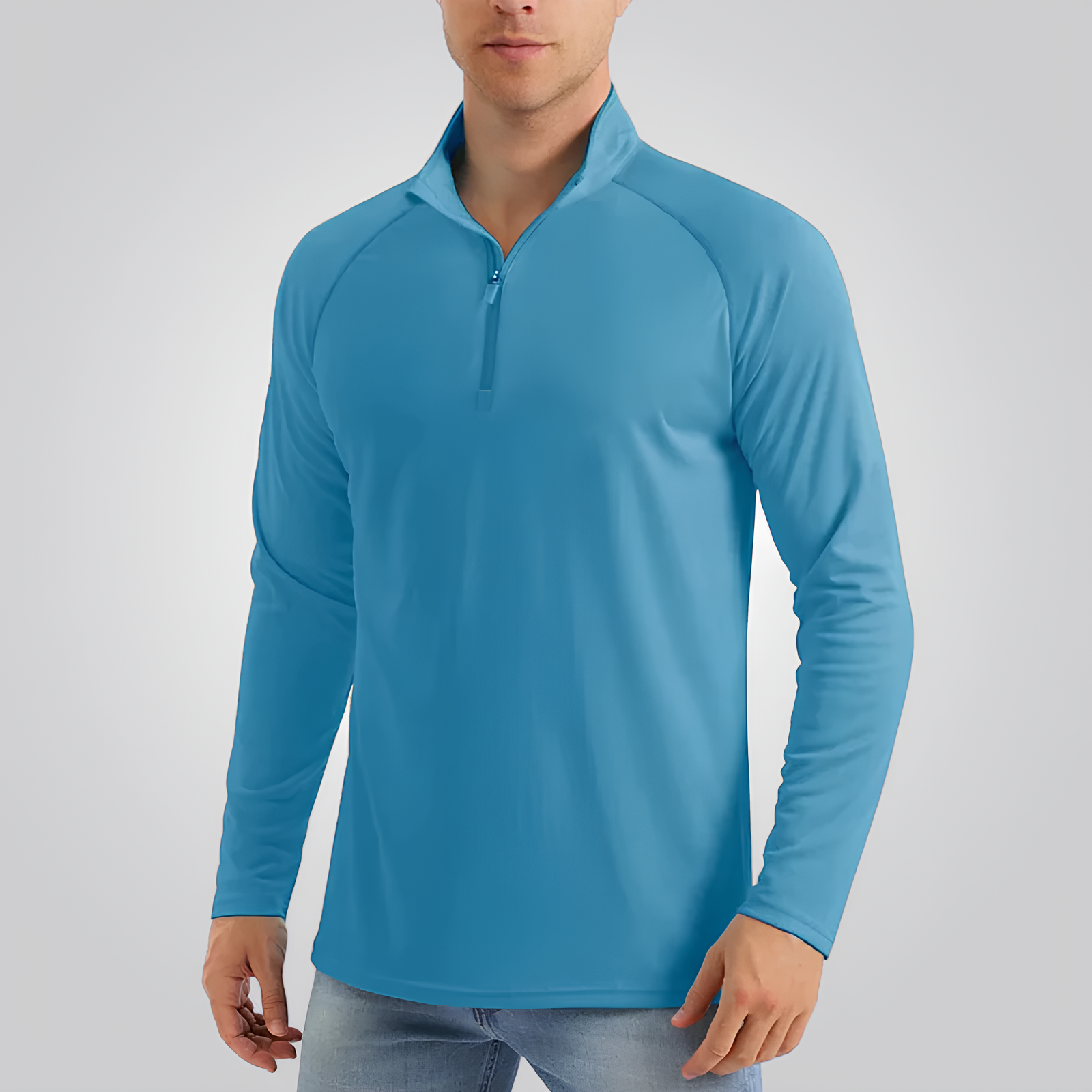 Men's UV Protect Long Sleeve Shirt - Sun Protection & Comfort for Outdoor Sports