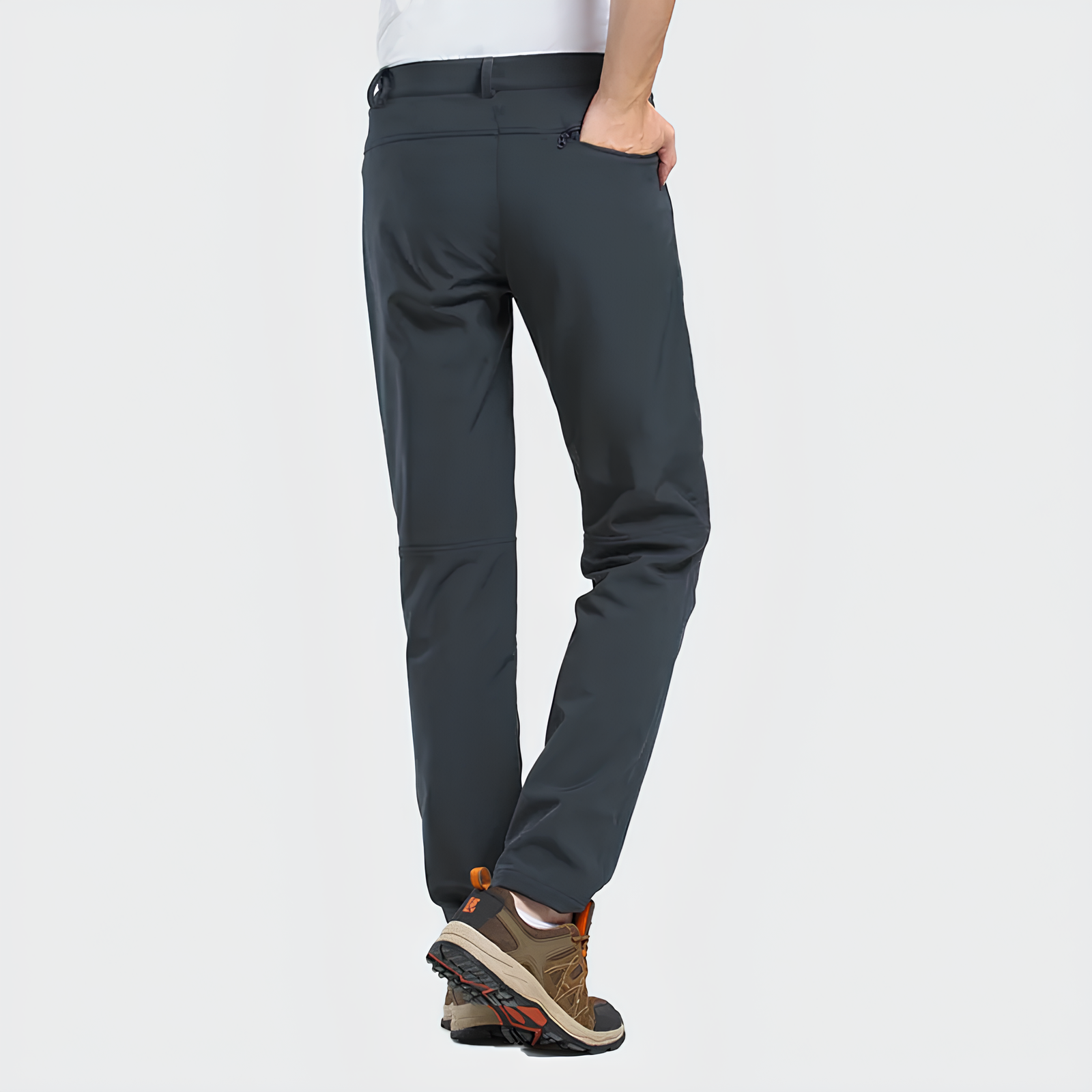 Men's Walk Fleece Pants - Lightweight, Quick-Dry & Zippered Pockets