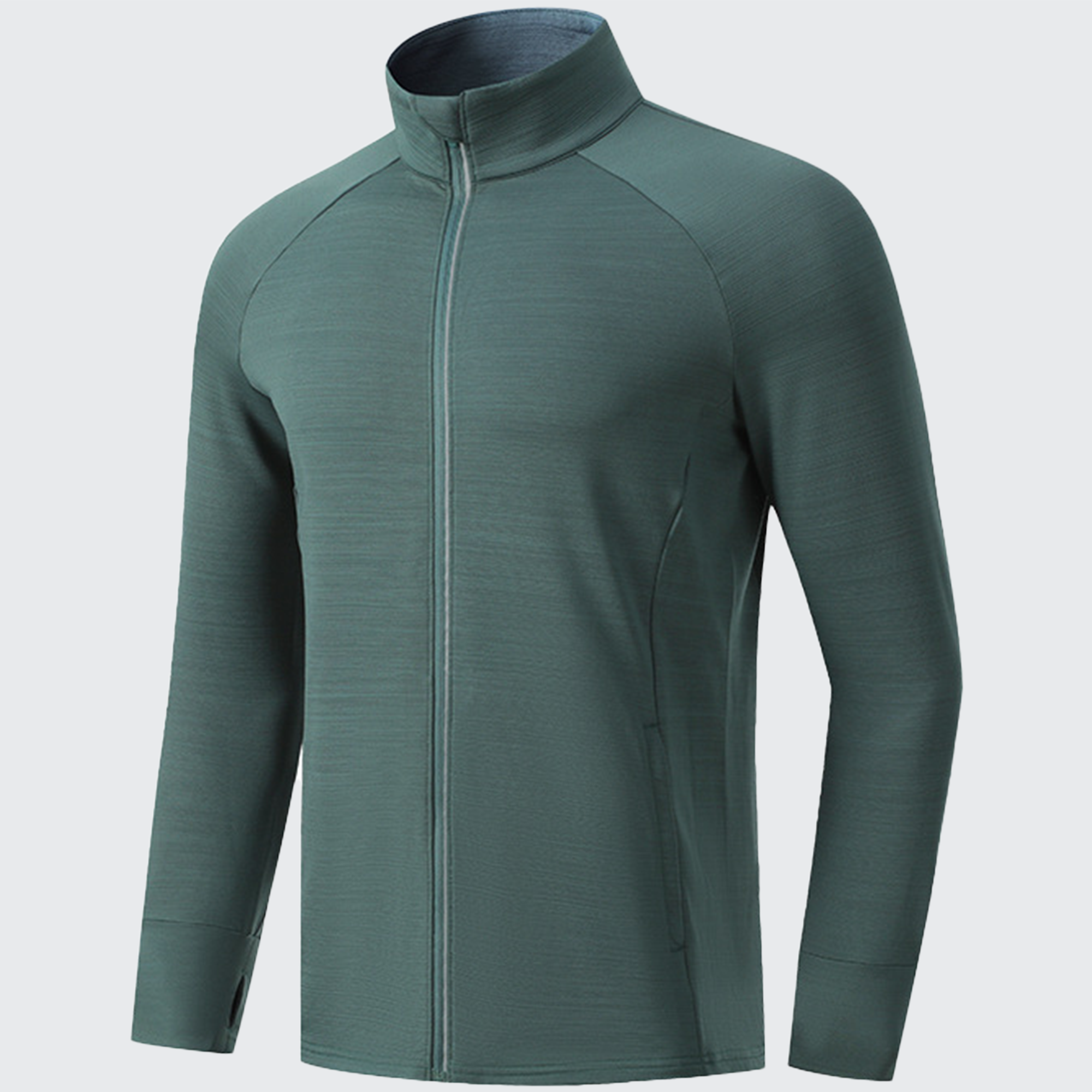 Men's Quickstep Base Layer - High Collar, UV Protect, Thumbholes & Smartwatch Ready