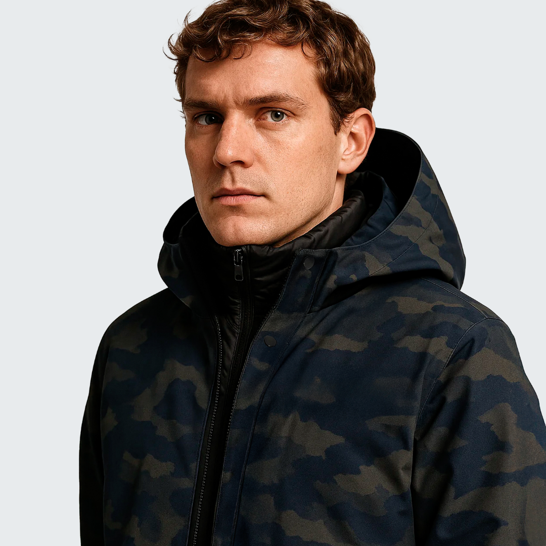 Stormhood 2-in-1 Puffer Jacket - 8000mm Waterproof, Breathable & Removable Hood