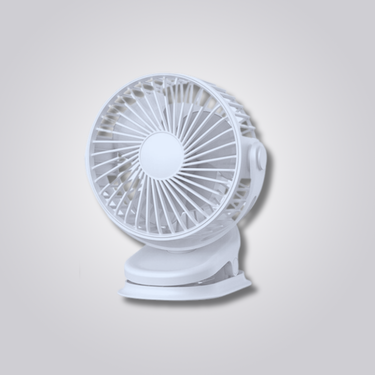 1500mAh Portable Rechargeable Fan - 360° Rotation, Night Light & 8-Hour Battery