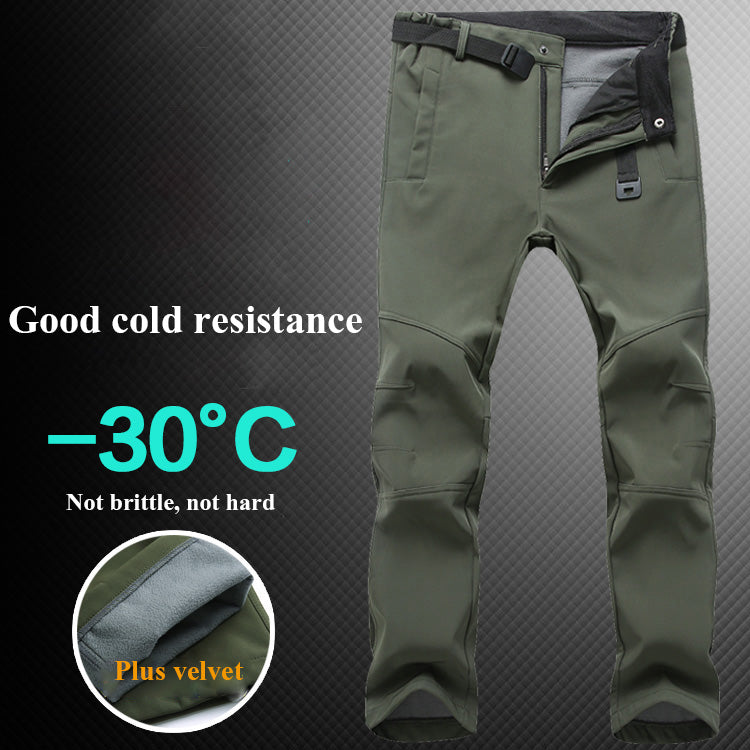 NUONEKO Unisex Thermal Winter Pants | Waterproof Fleece Lined Outdoor Trousers for Hiking & Skiing