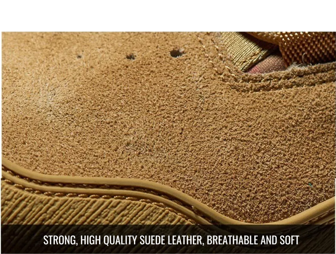 Adventure Men's Waterproof Leather Hiking Boots | Anti-Slip Breathable Suede Trekking Boots