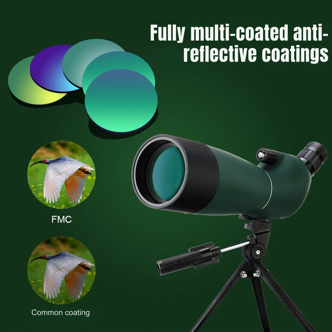 SVBONY SV28 Waterproof Spotting Scope | 25-75x70 Long-Range Telescope for Bird Watching & Camping