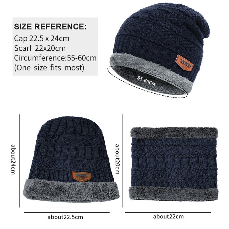 Loritta Knitted Beanie & Balaclava Set | Winter Hat for Cold Weather