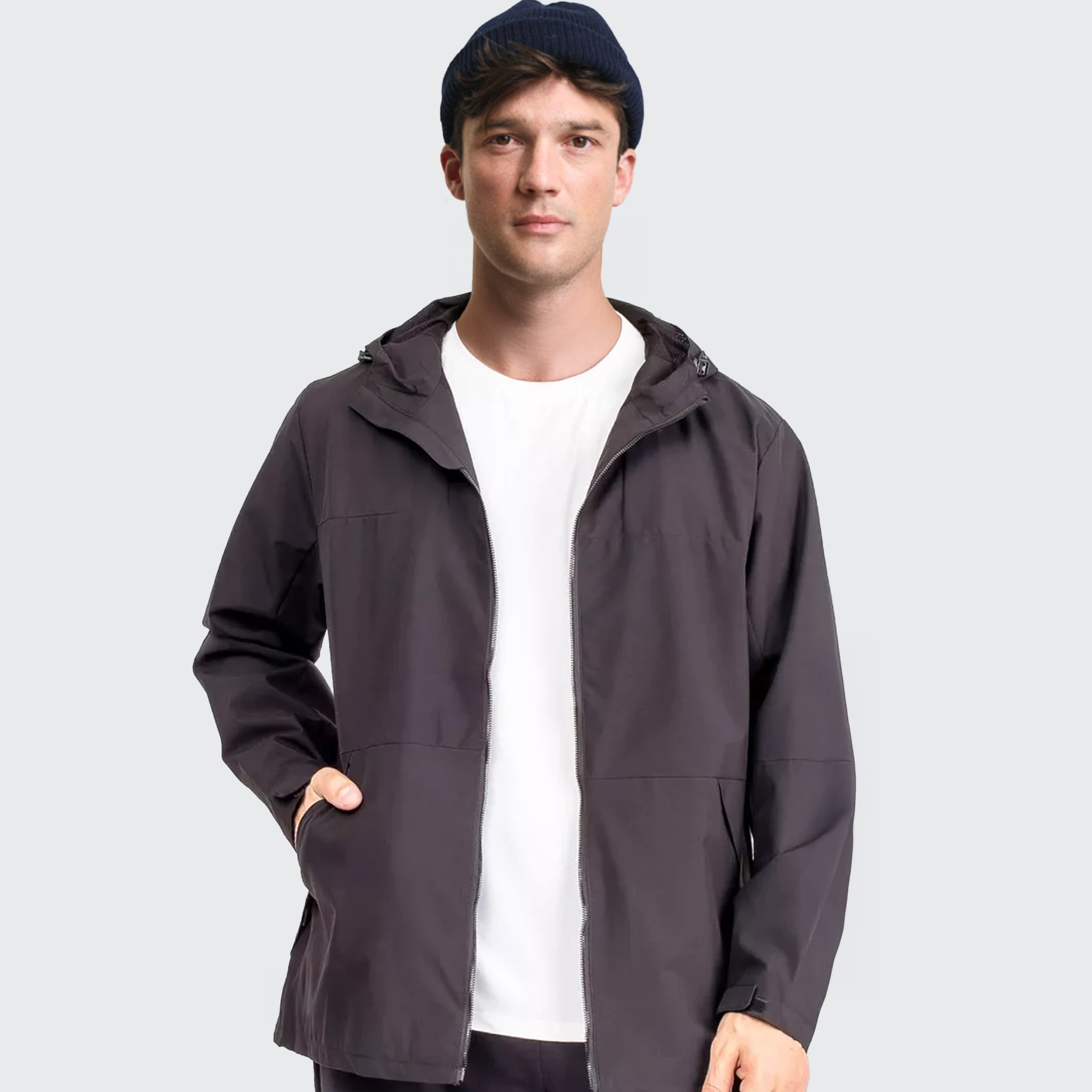 Men's Overland Fleece Lined Outdoor Jacket - Windproof, UV Protect & Multi-Pocket