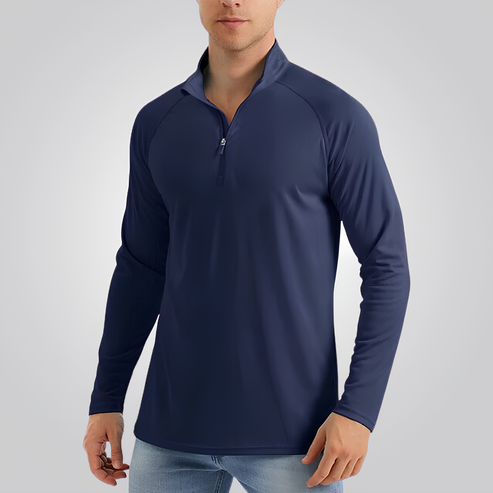 Men's UV Protect Long Sleeve Shirt - Sun Protection & Comfort for Outdoor Sports