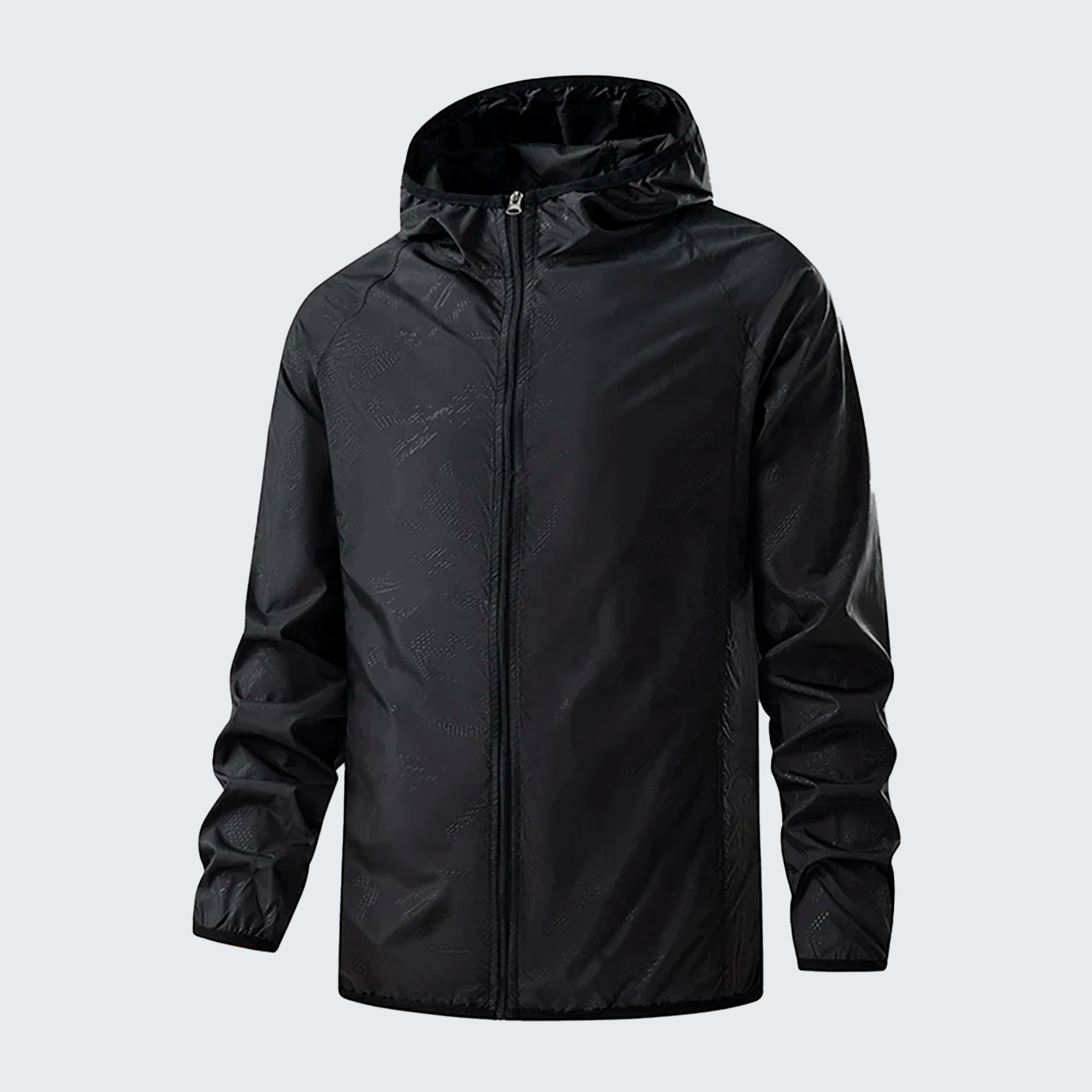 Men's Waterproof Windbreaker - UV Protection, Breathable & Adjustable Hood