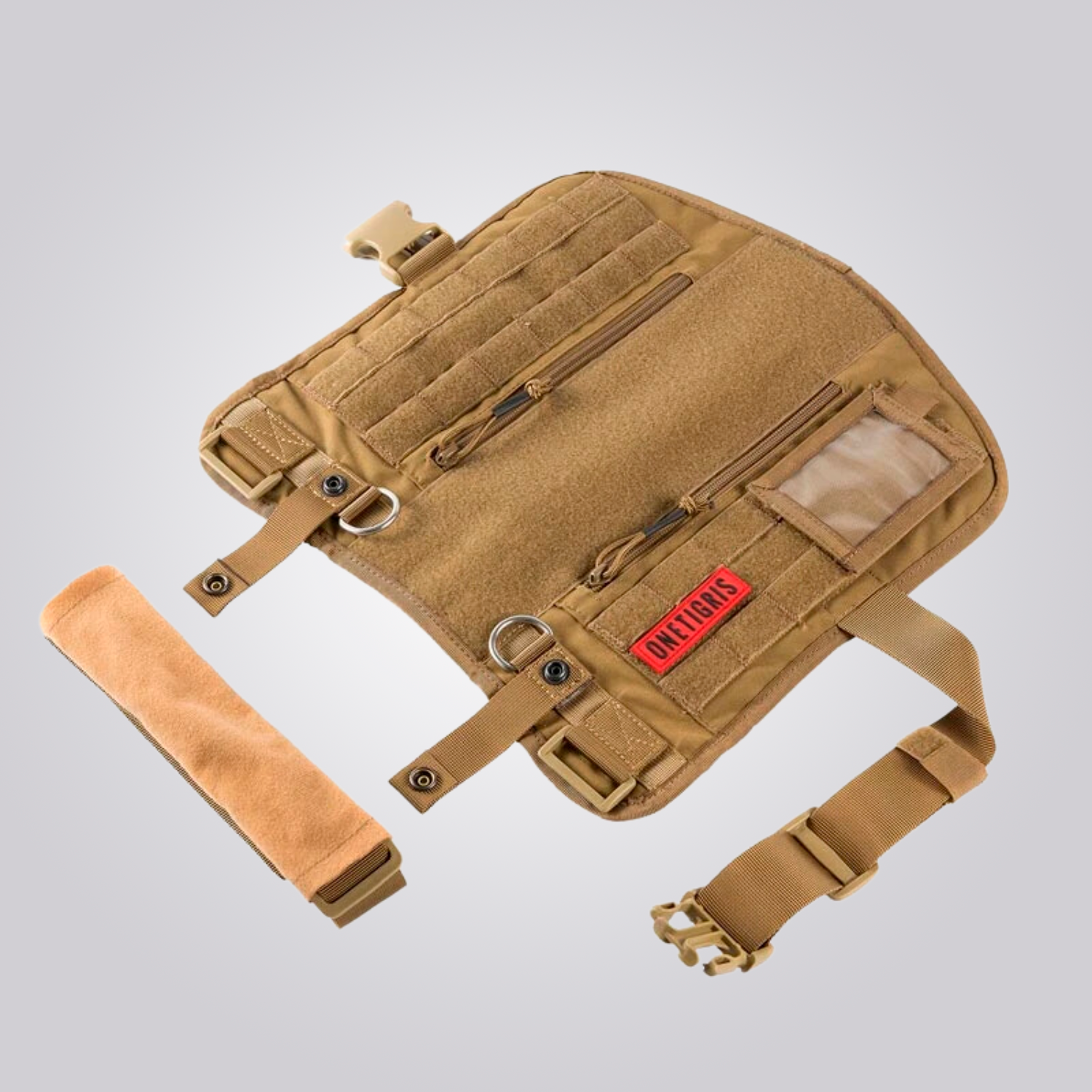 Reinforced K9 Dog Harness Vest - Adjustable, Waterproof & Outdoor Ready