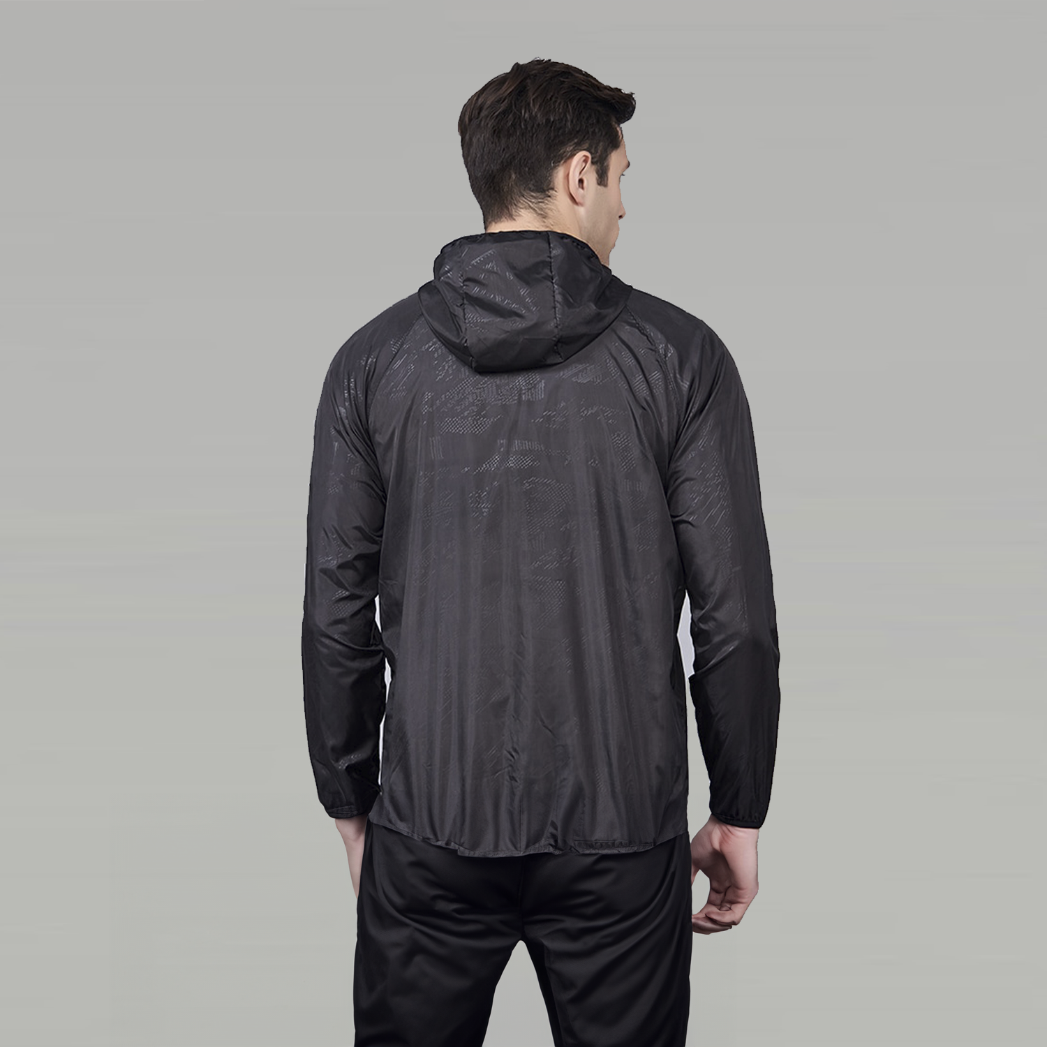 Men's Waterproof Windbreaker - UV Protection, Breathable & Adjustable Hood