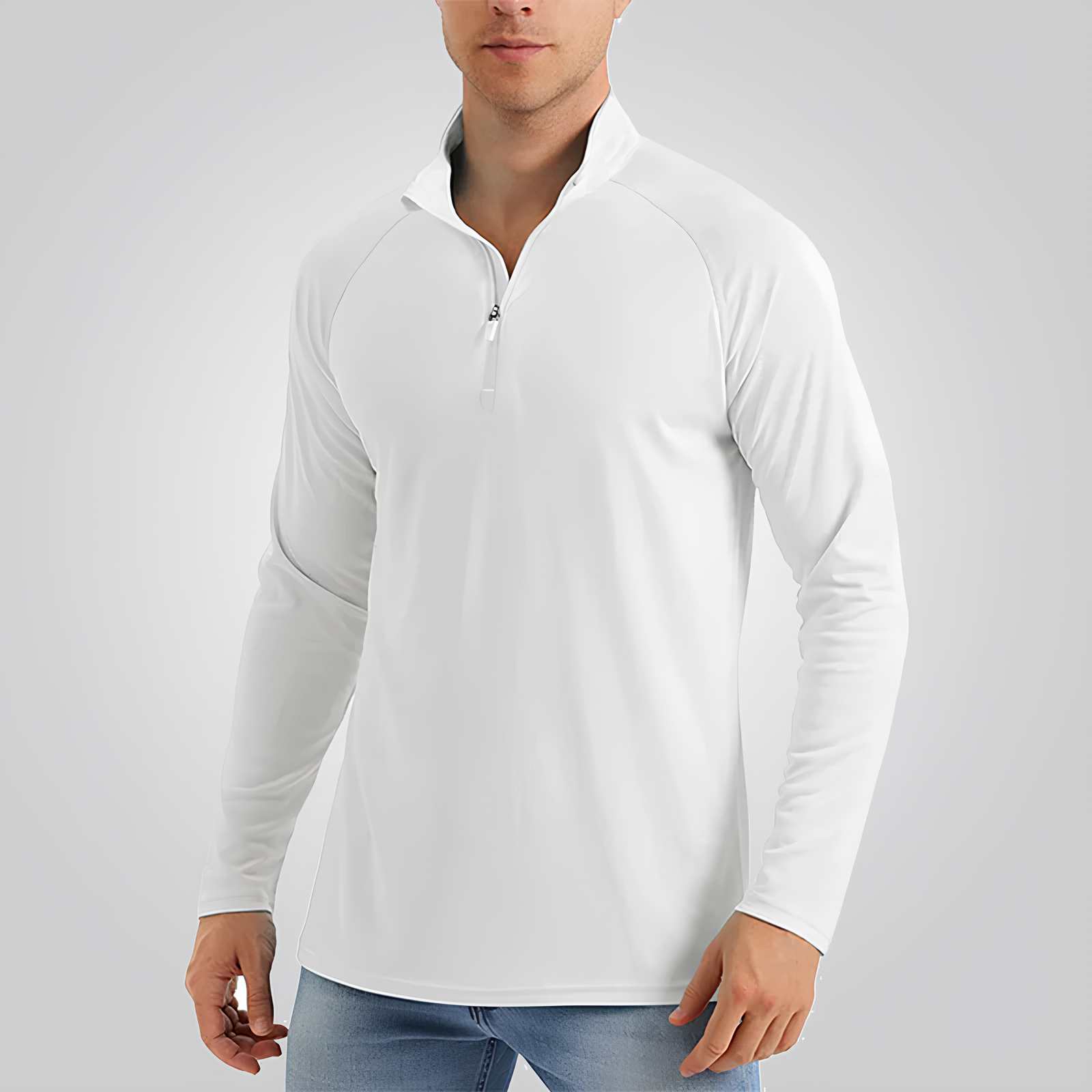 Men's UV Protect Long Sleeve Shirt - Sun Protection & Comfort for Outdoor Sports