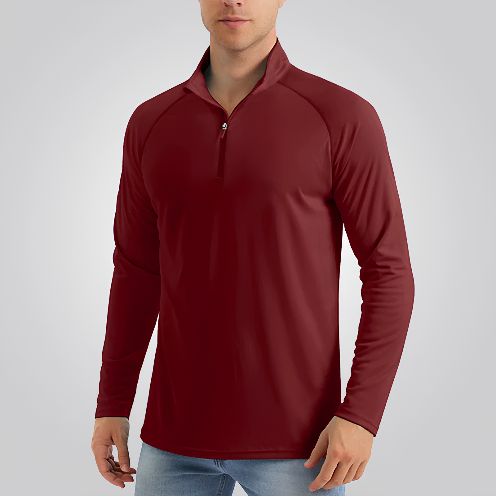 Men's UV Protect Long Sleeve Shirt - Sun Protection & Comfort for Outdoor Sports