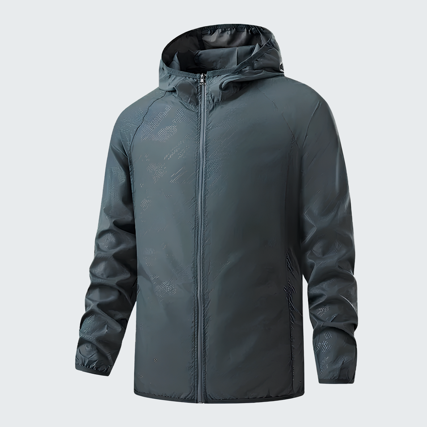 Men's Waterproof Windbreaker - UV Protection, Breathable & Adjustable Hood