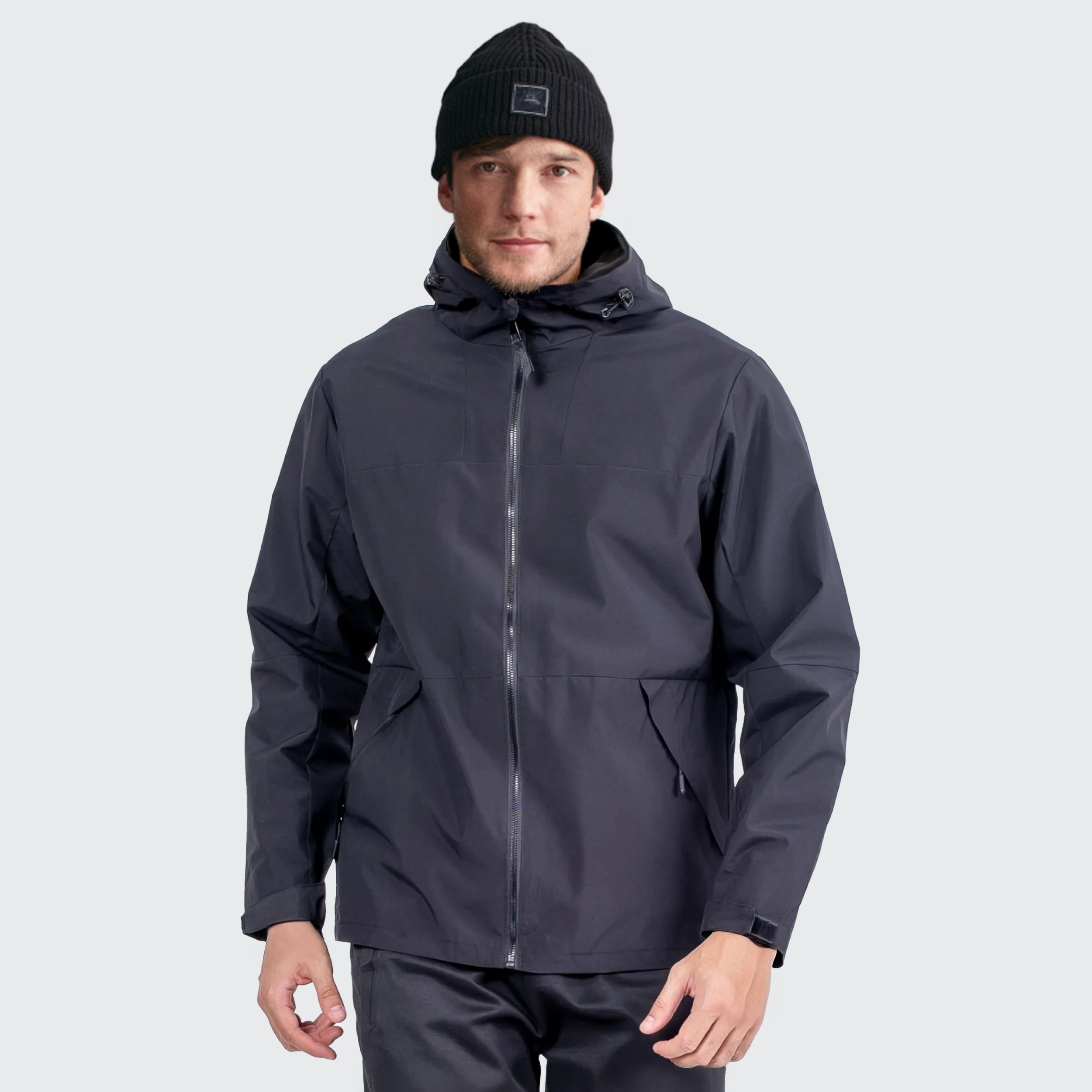 Men's Overland Fleece Lined Outdoor Jacket - Windproof, UV Protect & Multi-Pocket