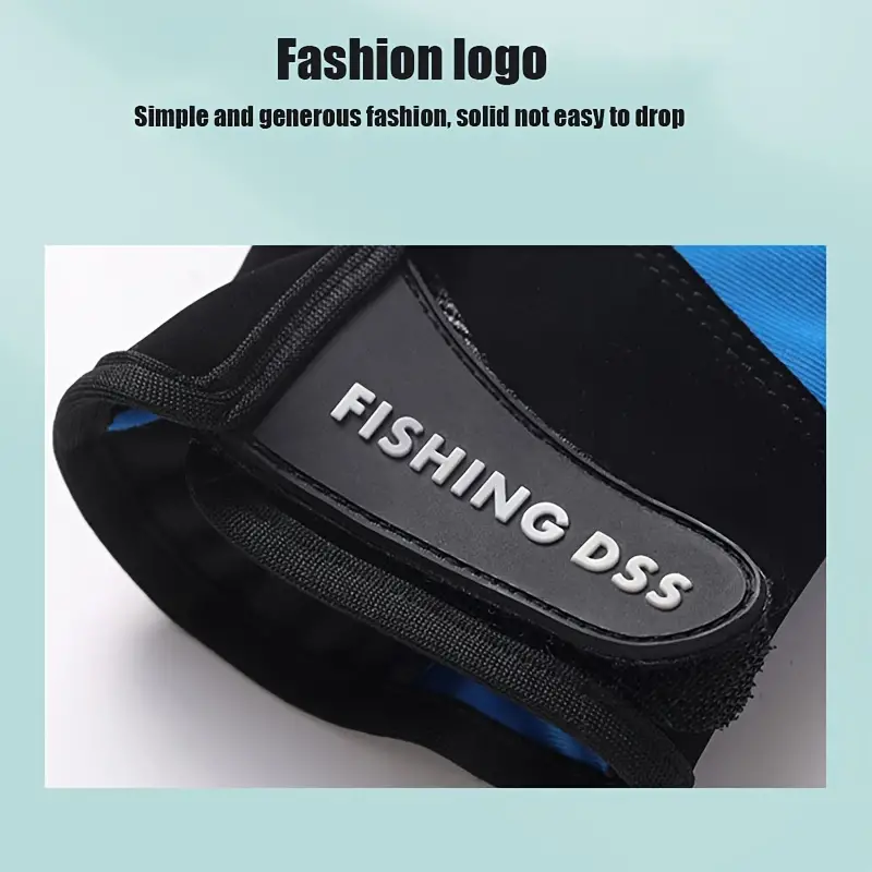 FishingDSS Anti-Slip Fishing Gloves | Breathable & Durable SK03 Model for Men