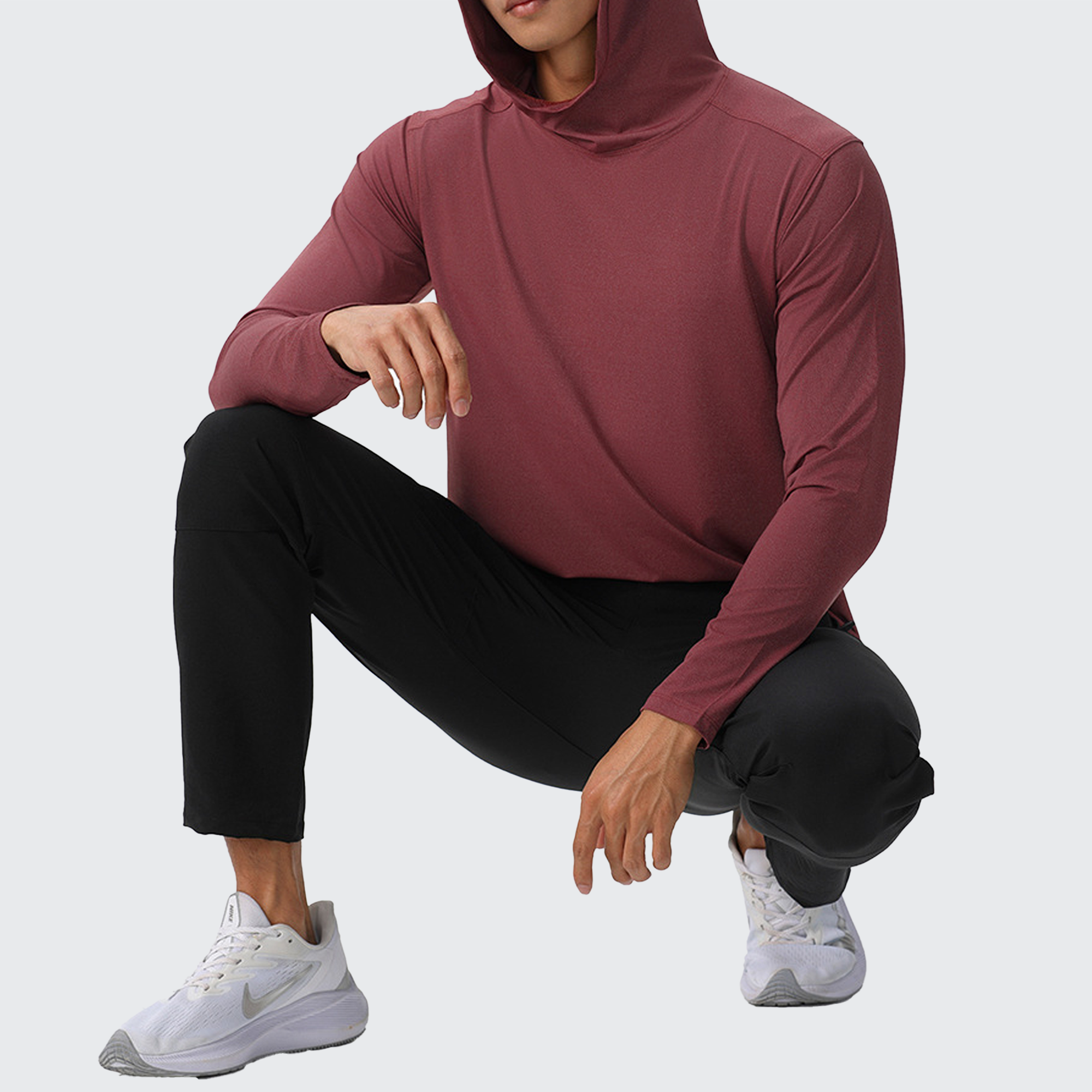 Men's Alpha Performance T-Shirt - Anti-Sweat, Breathable & Includes Balaclava