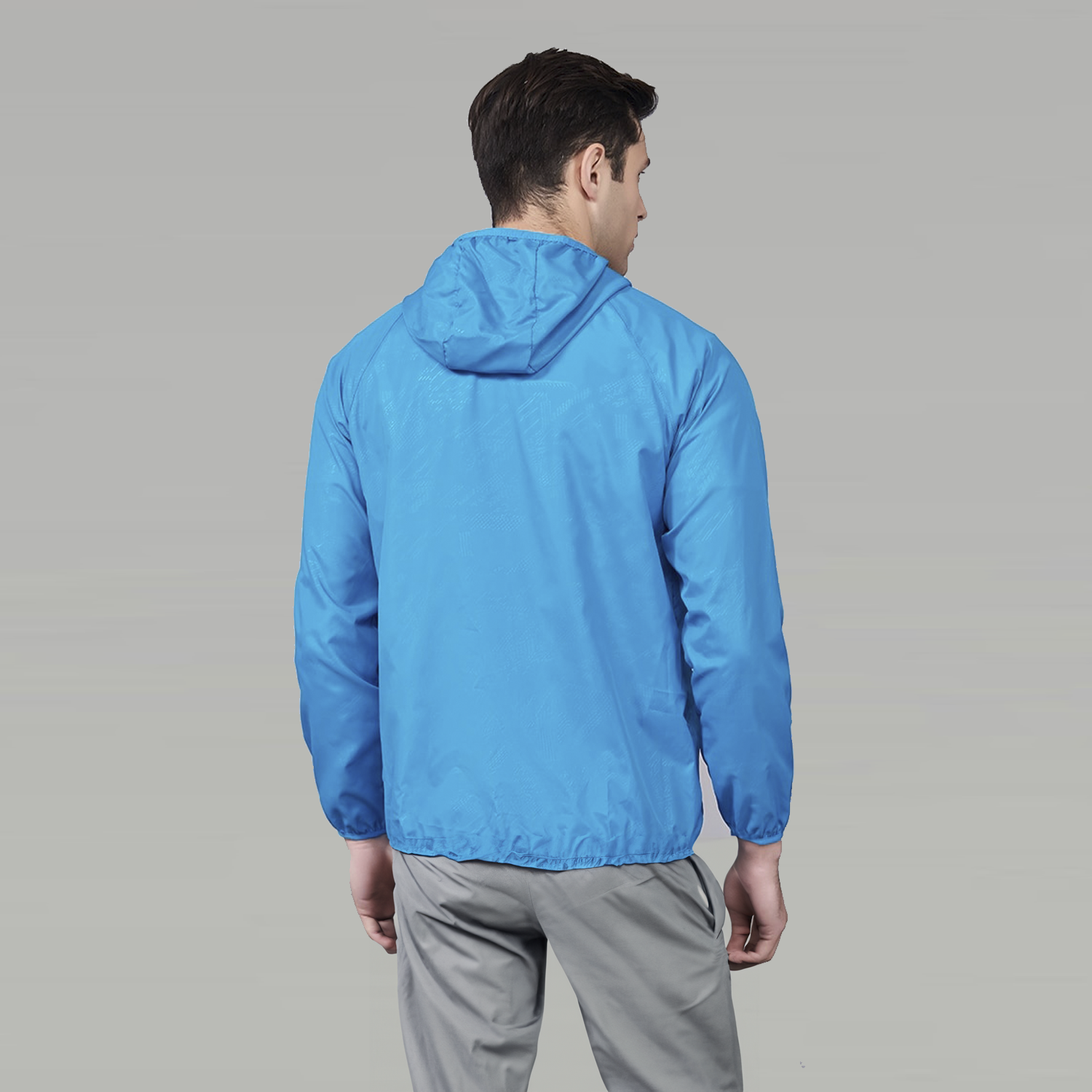 Men's Waterproof Windbreaker - UV Protection, Breathable & Adjustable Hood