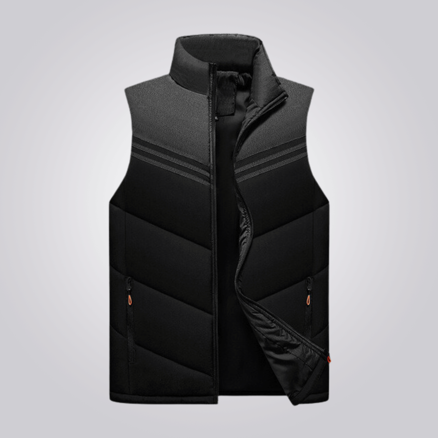 Men's Blizzard Thermal Vest - Breathable, Wind-Resistant & Zippered Pockets for Extreme Cold
