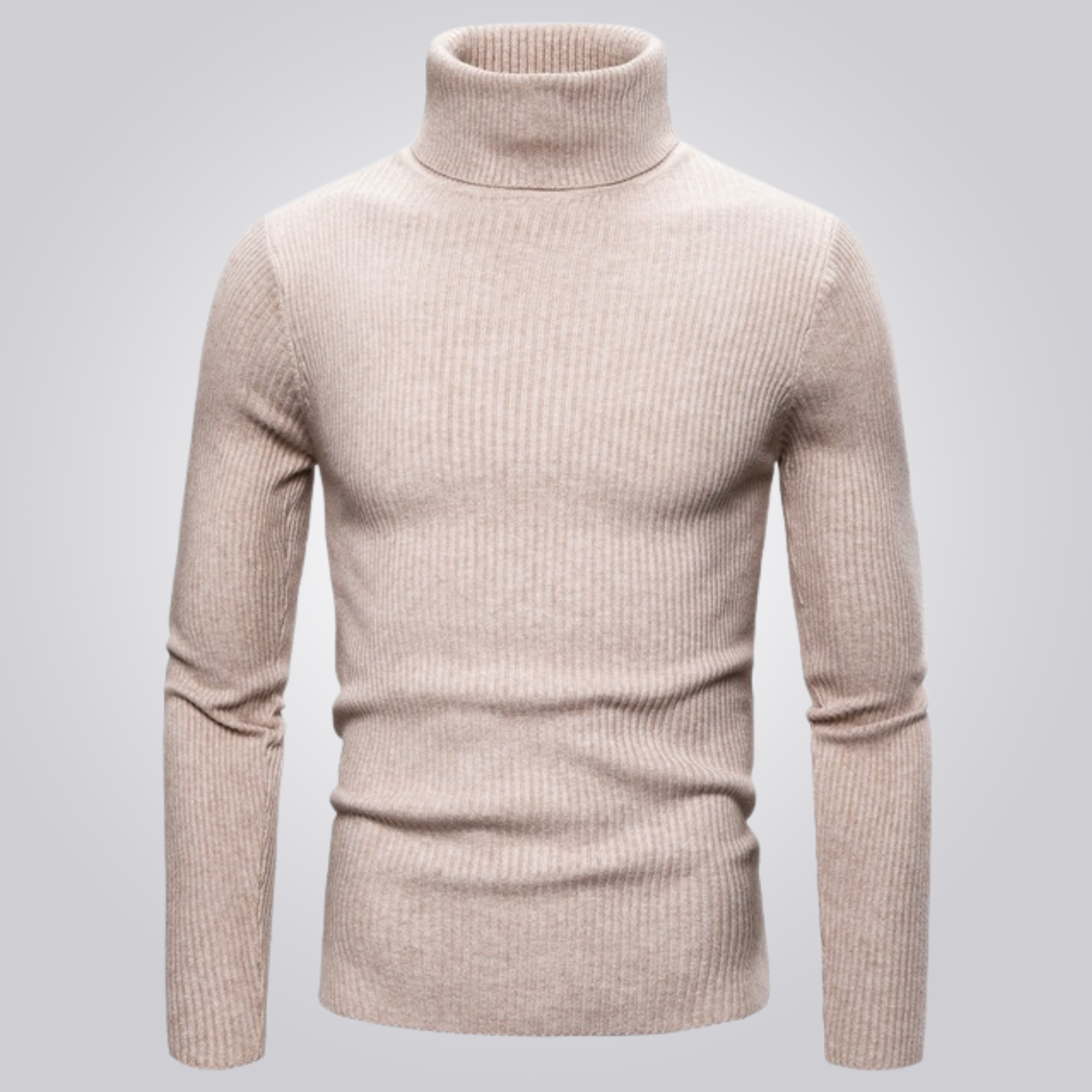 Men's High Collar T-Shirt - Versatile, Stylish & Thermal Cotton